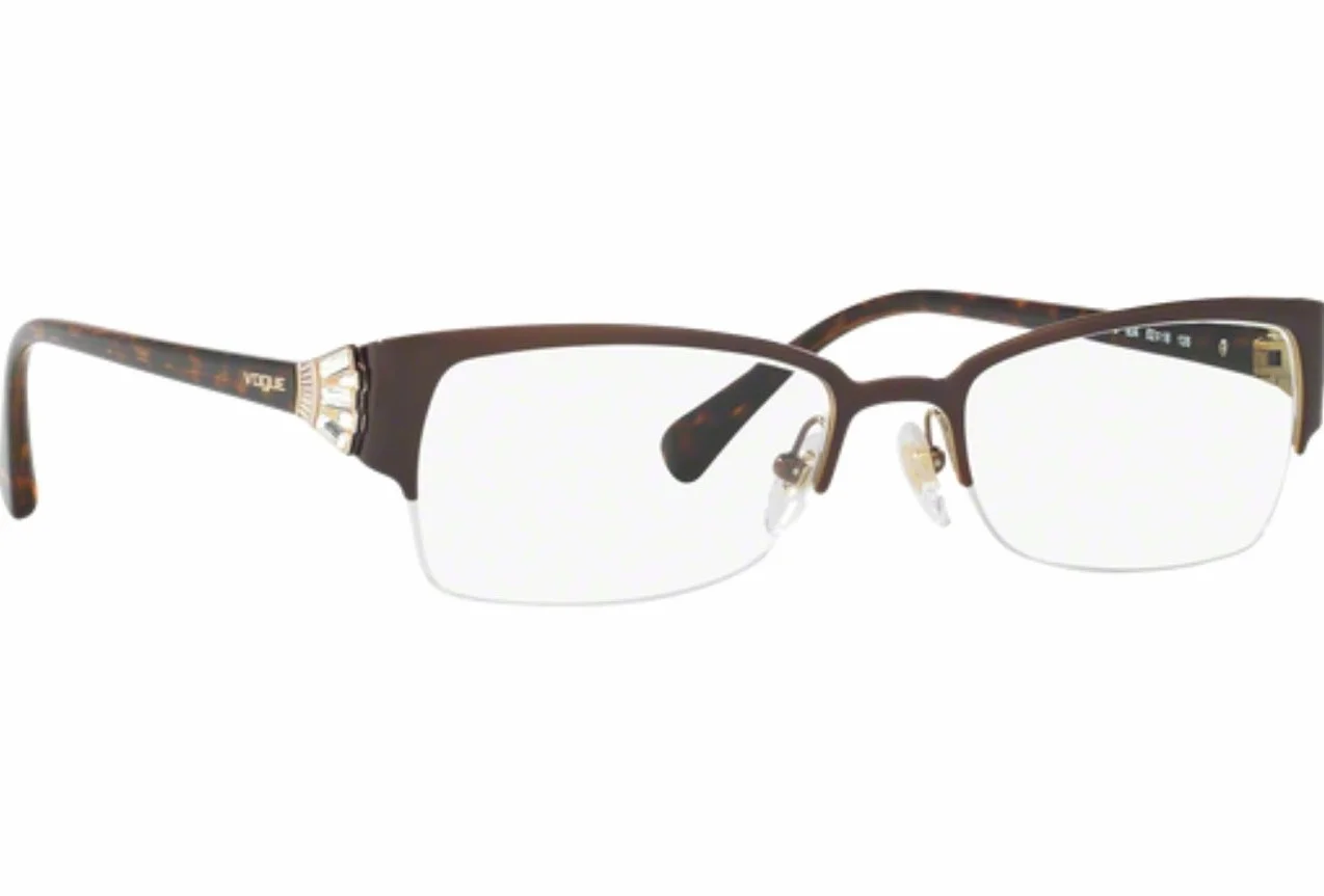 Vogue Damskie oprawki do okularów, Brown/Pale Gold, 50
