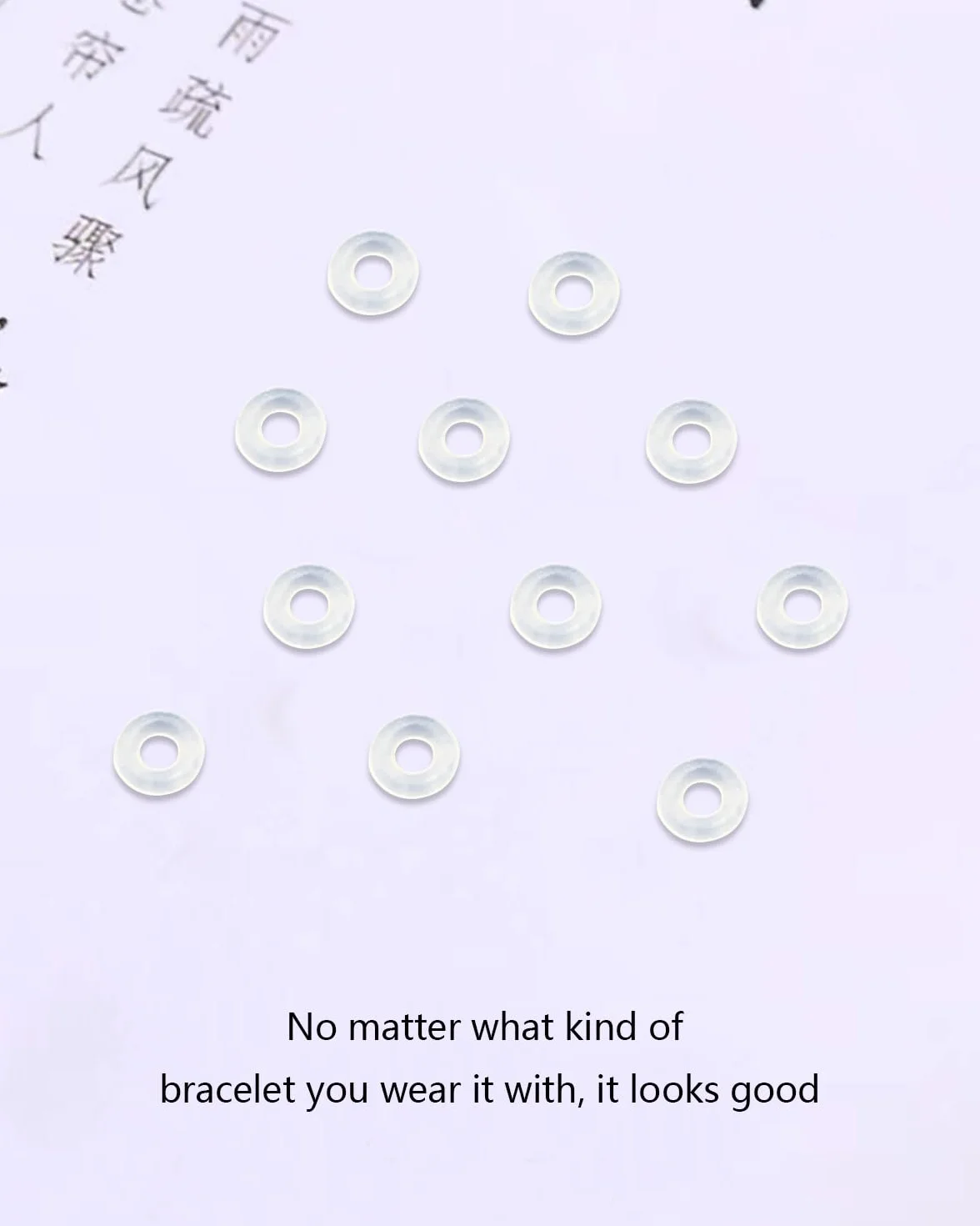 80 sztuk Przezroczysty silikonowy klips do samodzielnego użytku lub z klipsem blokady Spacer Chain Charms Wąż Charms, DIY Biżuteria Naprawa Akcesoria