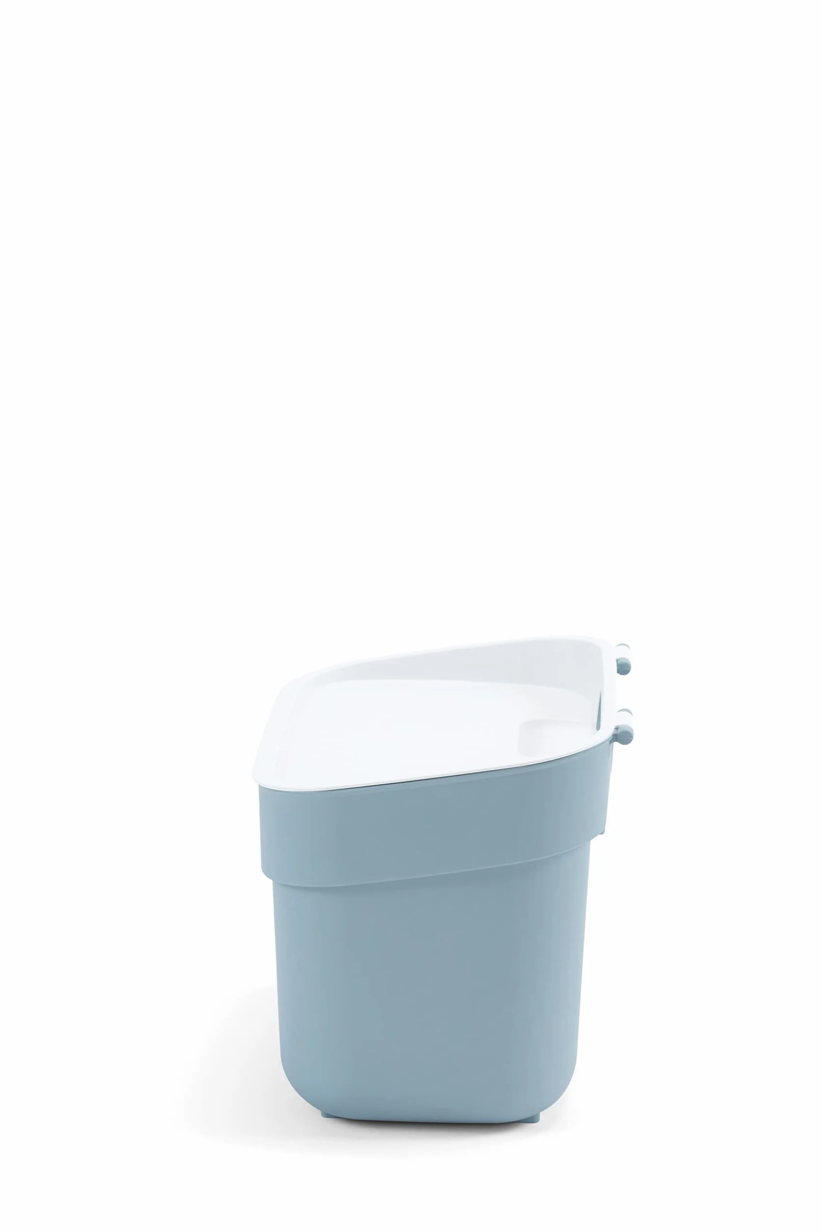 CURVER Kosz na śmieci 5 l niebieski szary 100% recykling 25 x 18,6 x 20,3 cm