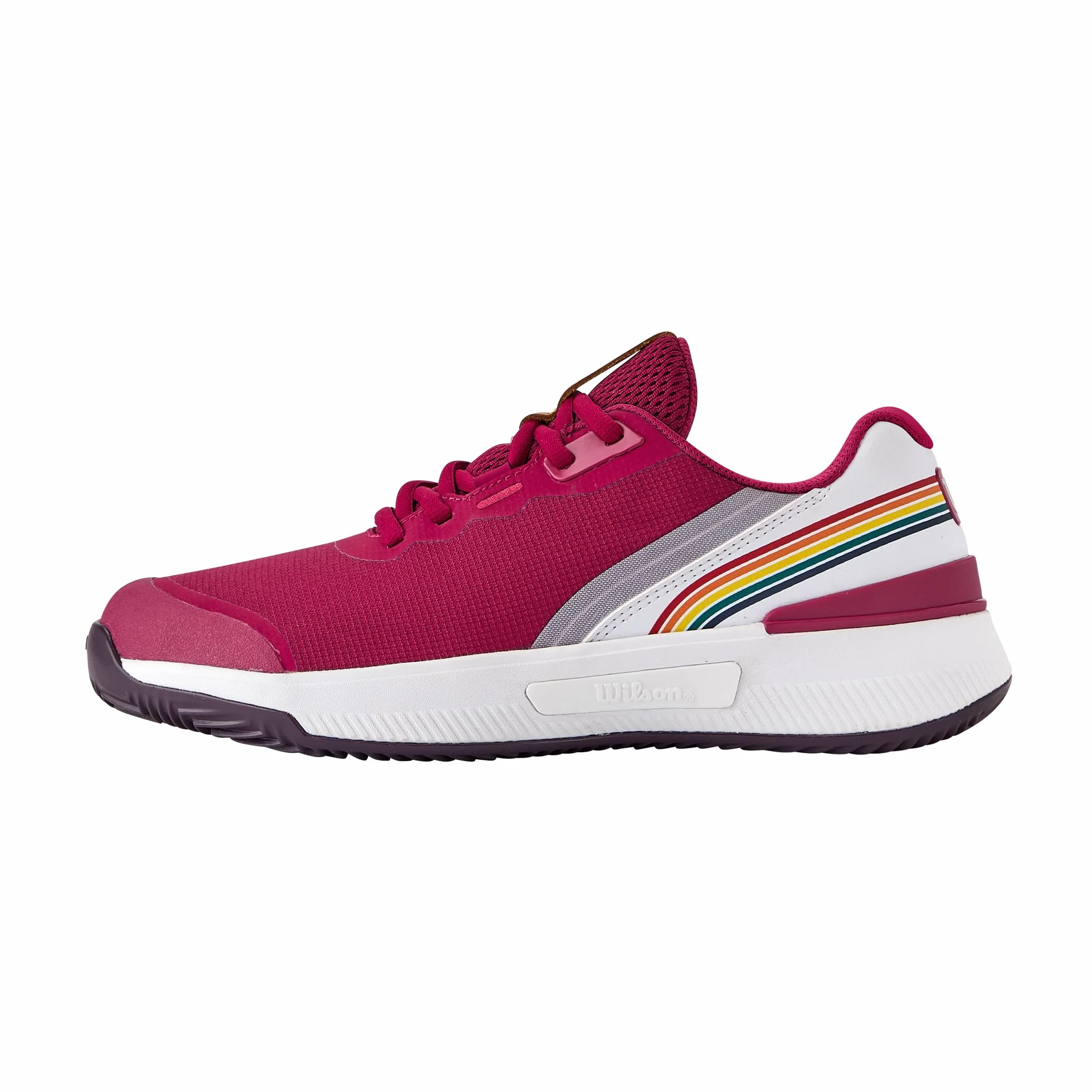 Wilson Damskie buty tenisowe Intrigue Pro Clay RgTennis, Beaujolais White Plum Perfect, 6.5 UK