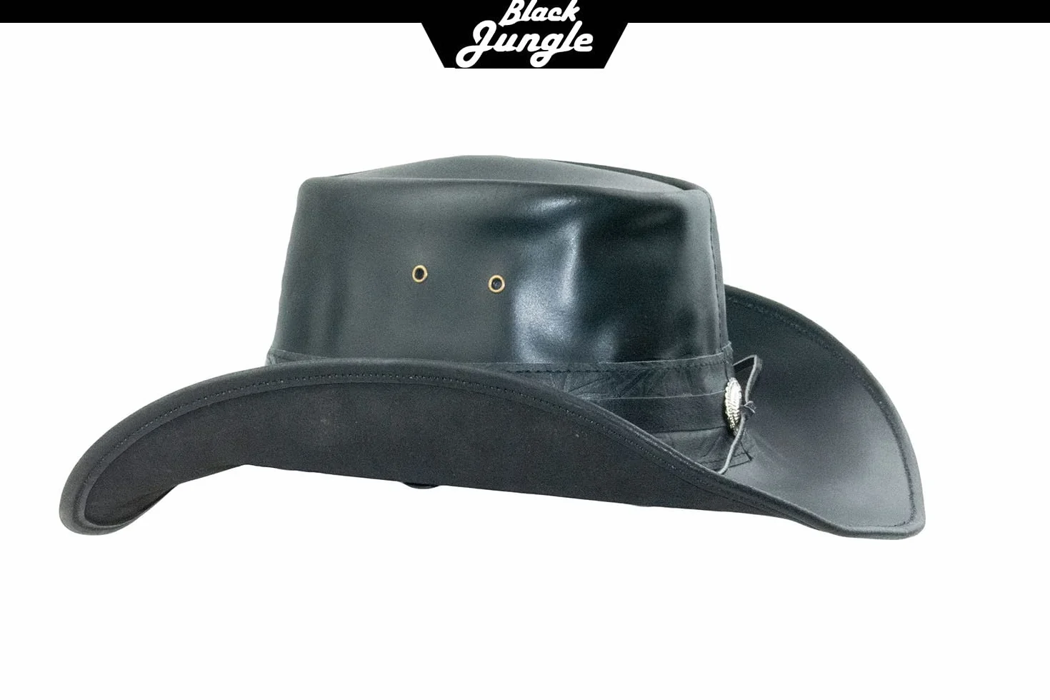 Black Jungle Ontario Outdoor Western kapelusz skórzany Australia kowbojski skórzane kapelusze kapelusz jeździecki unisex