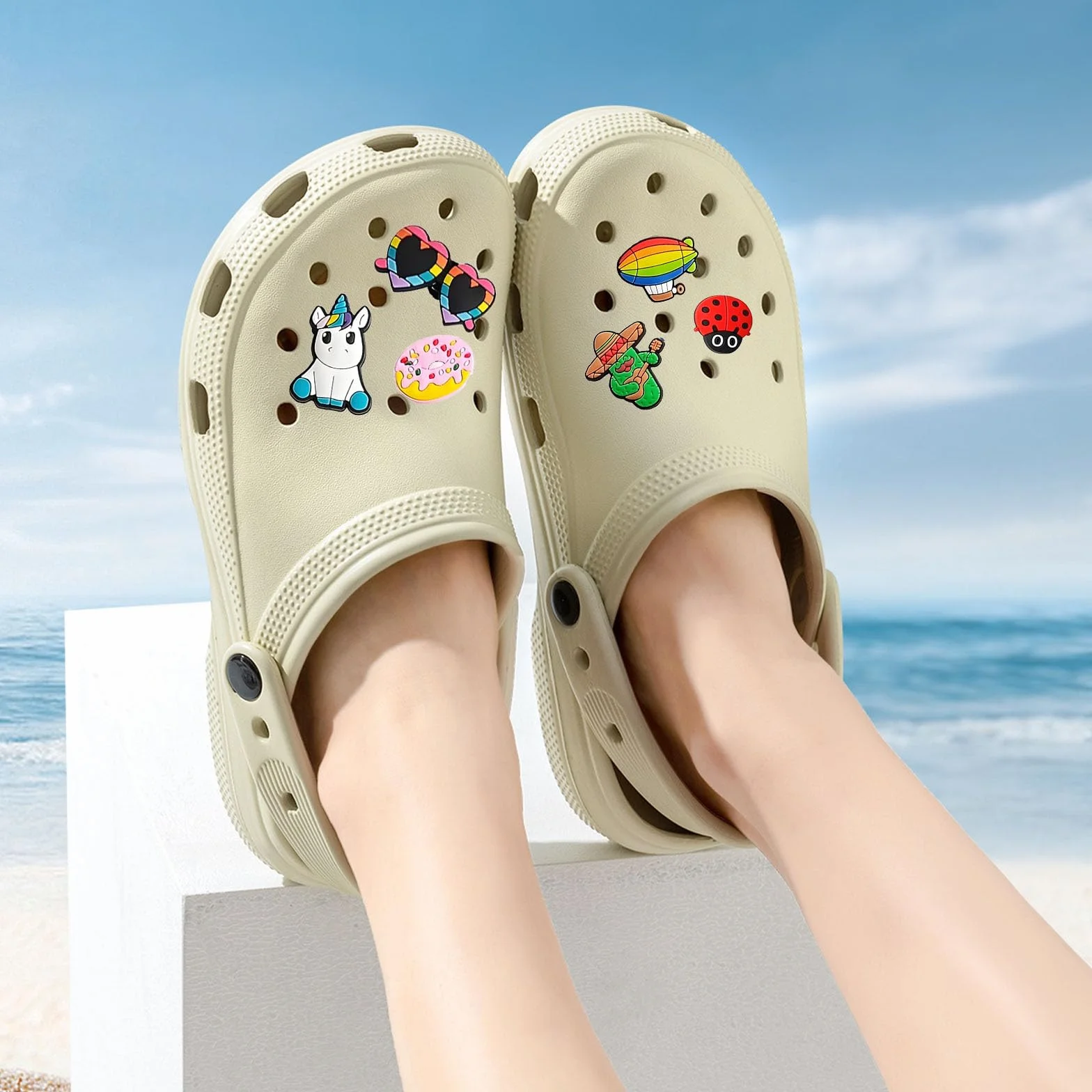 20 szt. przypinek do Crocs, dekoracyjne szpilki, zawieszki do butów, akcesoria i ozdoby do butów, akcesoria i ozdoby do butów, dla kobiet, mężczyzn, dzieci, 20 szt
