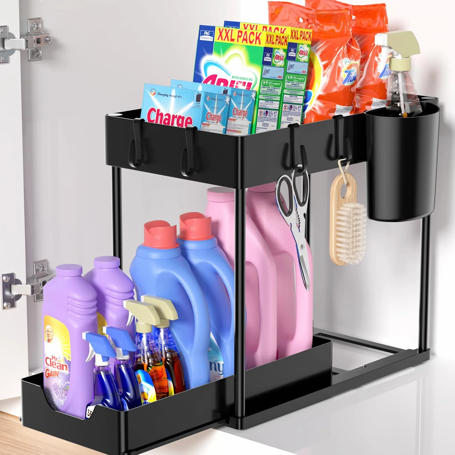 Organizer do zmywarki 2 poziomy 4 haczyki 1 kubek wiszący 30 kg