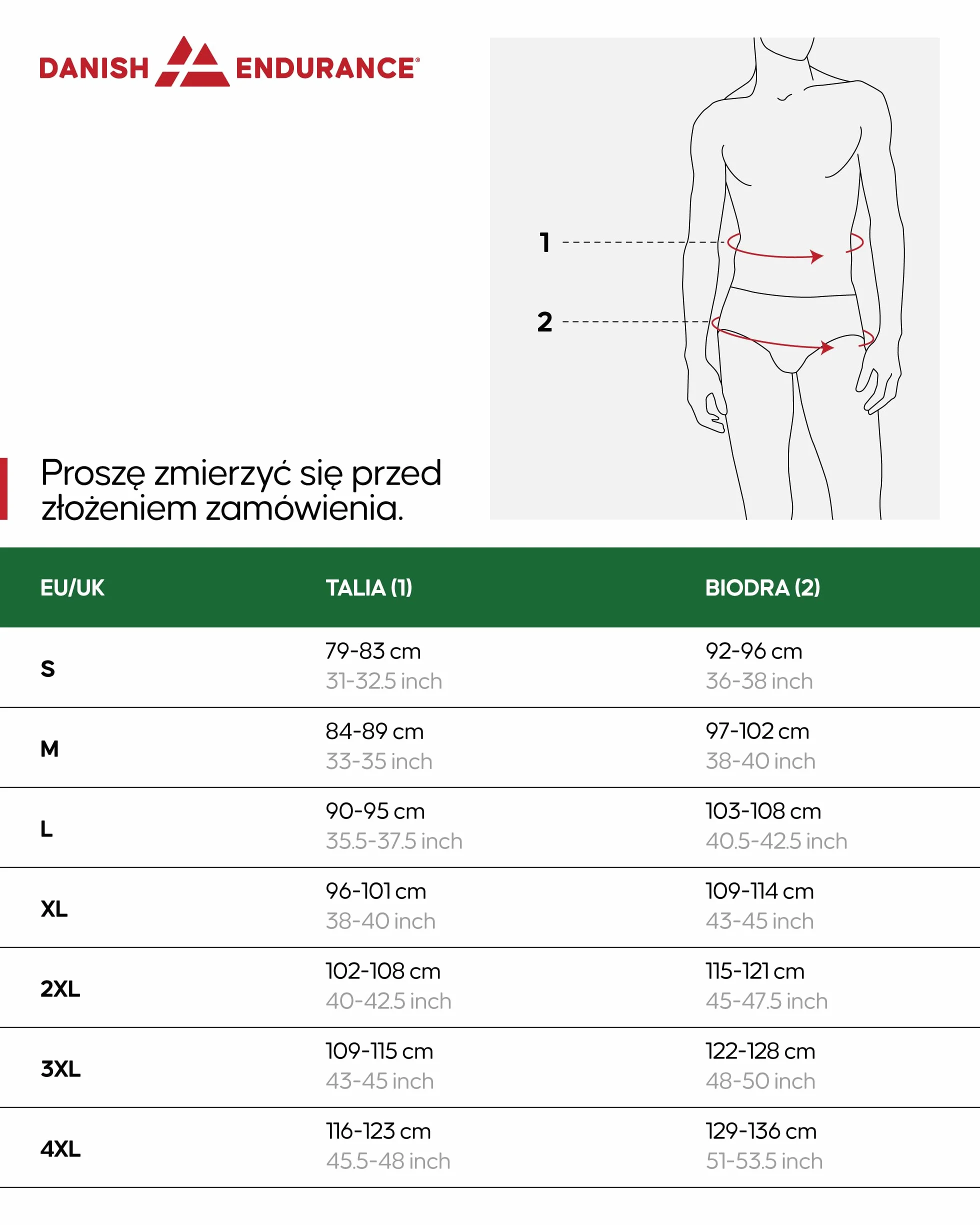 DANISH ENDURANCE Bokserki Męskie Bawełniane 95%, Wygodna Bielizna Premium, Gwarancja Antydziurkowa, 3-PACK