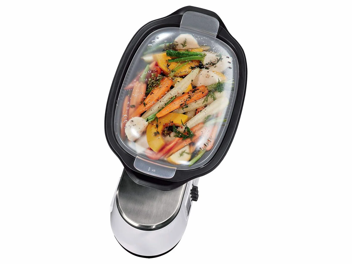 Silvercrest Monsieur Cuisine Edition Plus Dziewięć Wielofunkcyjne Zmywalne Akcesoria Czarne, Srebrne