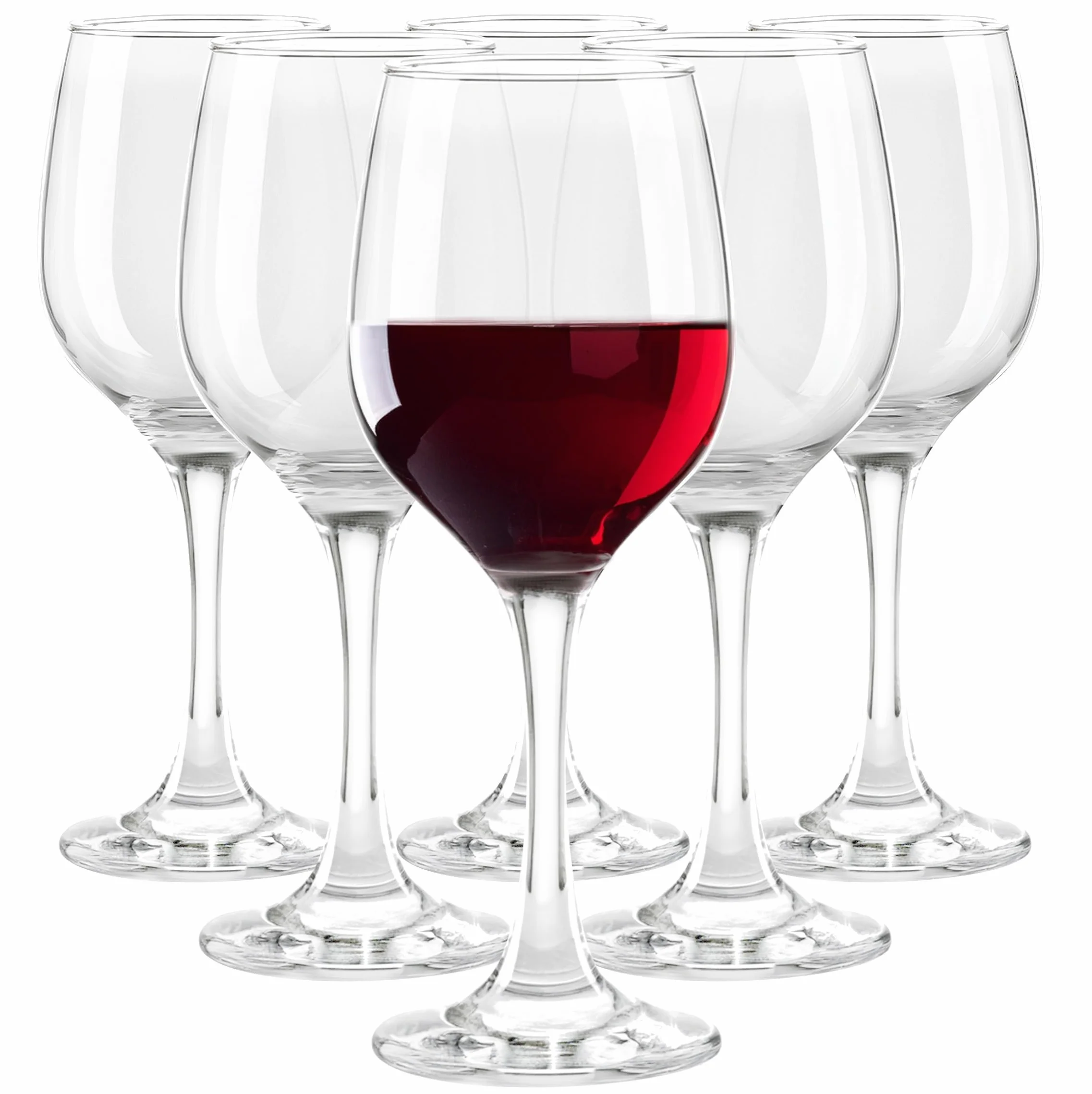 Glasmark Krosno Komplet Kieliszków Do Wina 0,25L 6 x 250ML Transparentny