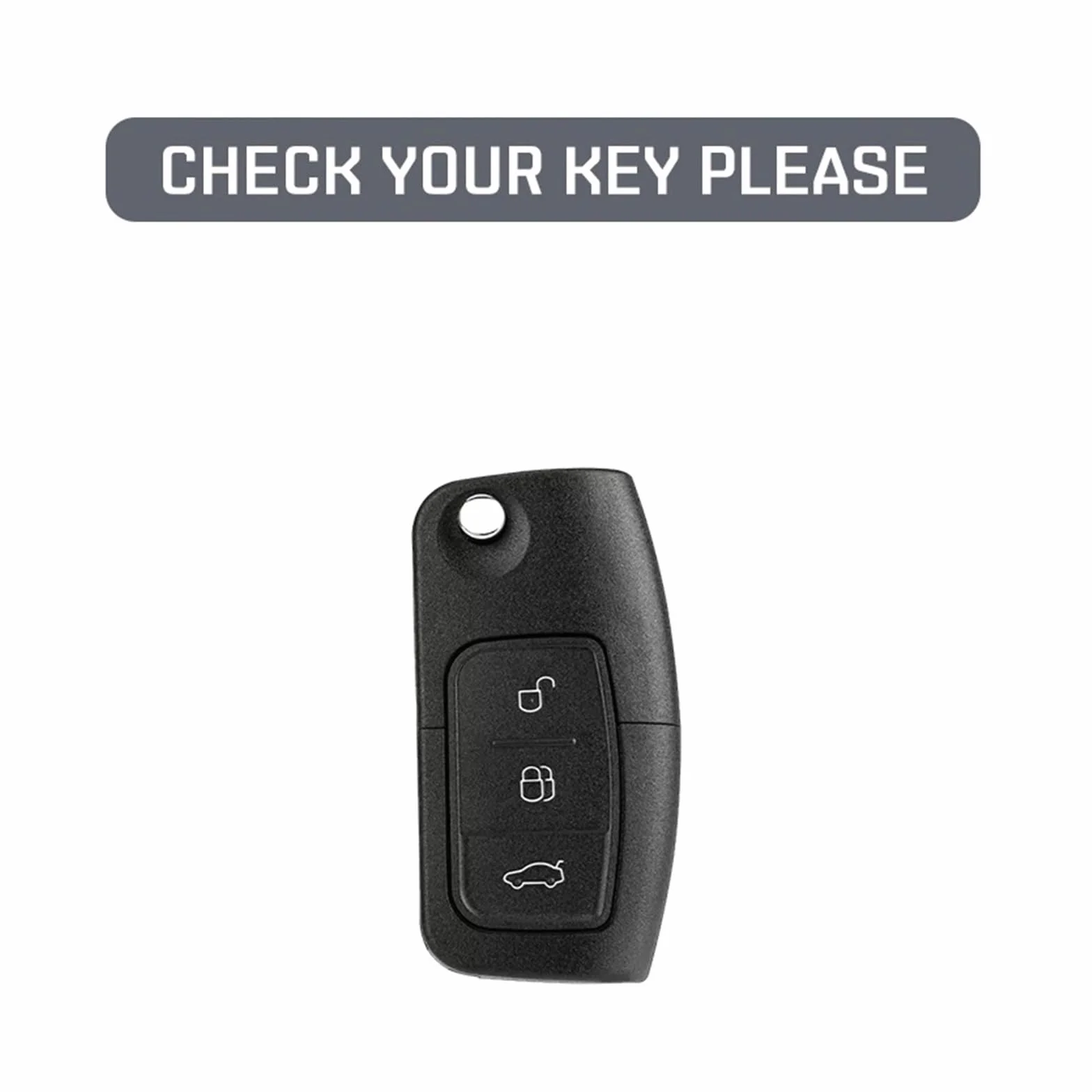 Etui na kluczyk samochodowy z włókna węglowego do systemu Focus Keyless | Smukła, trwała obudowa pilota z ABS w stylu włókna węglowego. Chroni dostęp bezkluczykowy.(Type4)