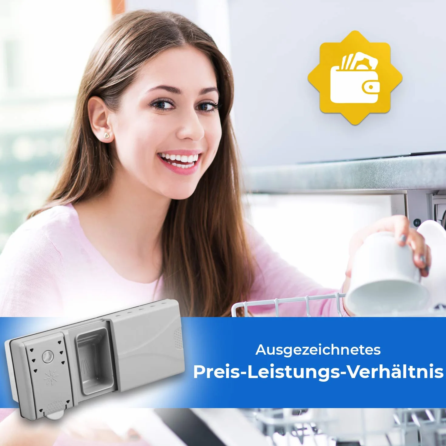 VIOKS Dozownik do Siemens Neff Bosch 00490467 490467 427082 481241868212 C00317067 137930 129046 Dozownik do tabletów, proszku, zmywarki
