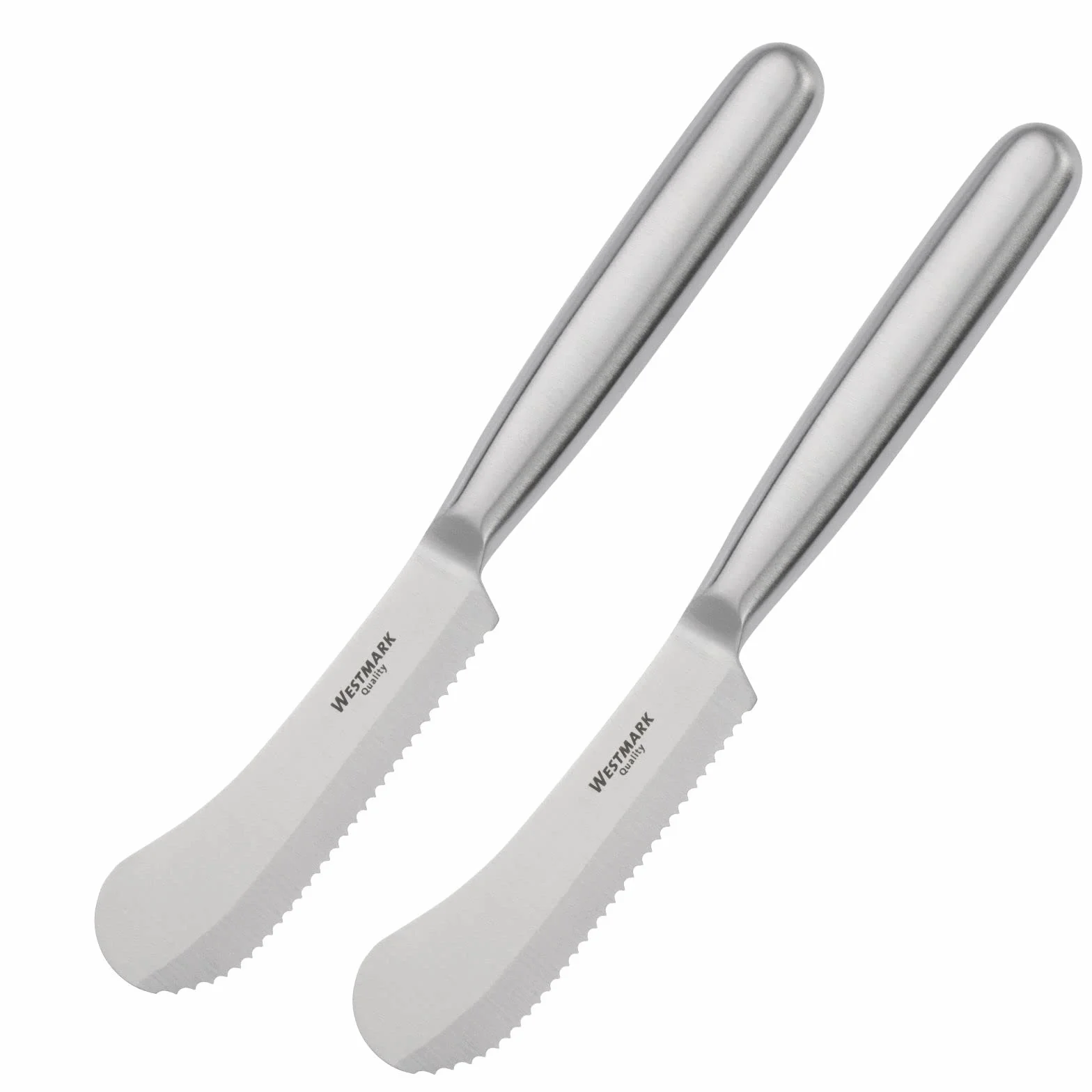 Westmark 2 noże śniadaniowe do masła 22 cm stal nierdzewna srebrny