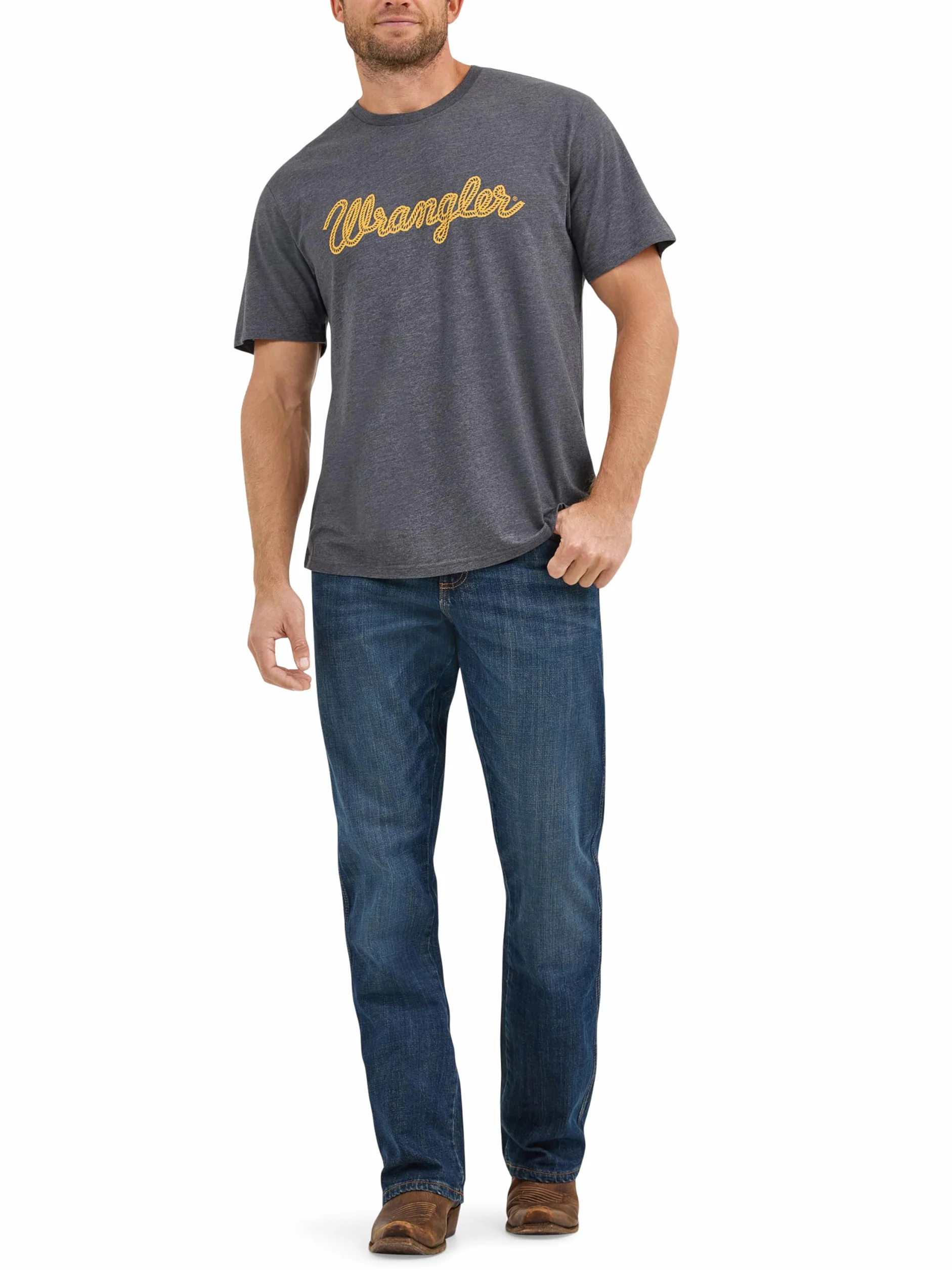Wrangler Męskie dżinsy Bootcut Retro Relaxed Fit Boot Cut
