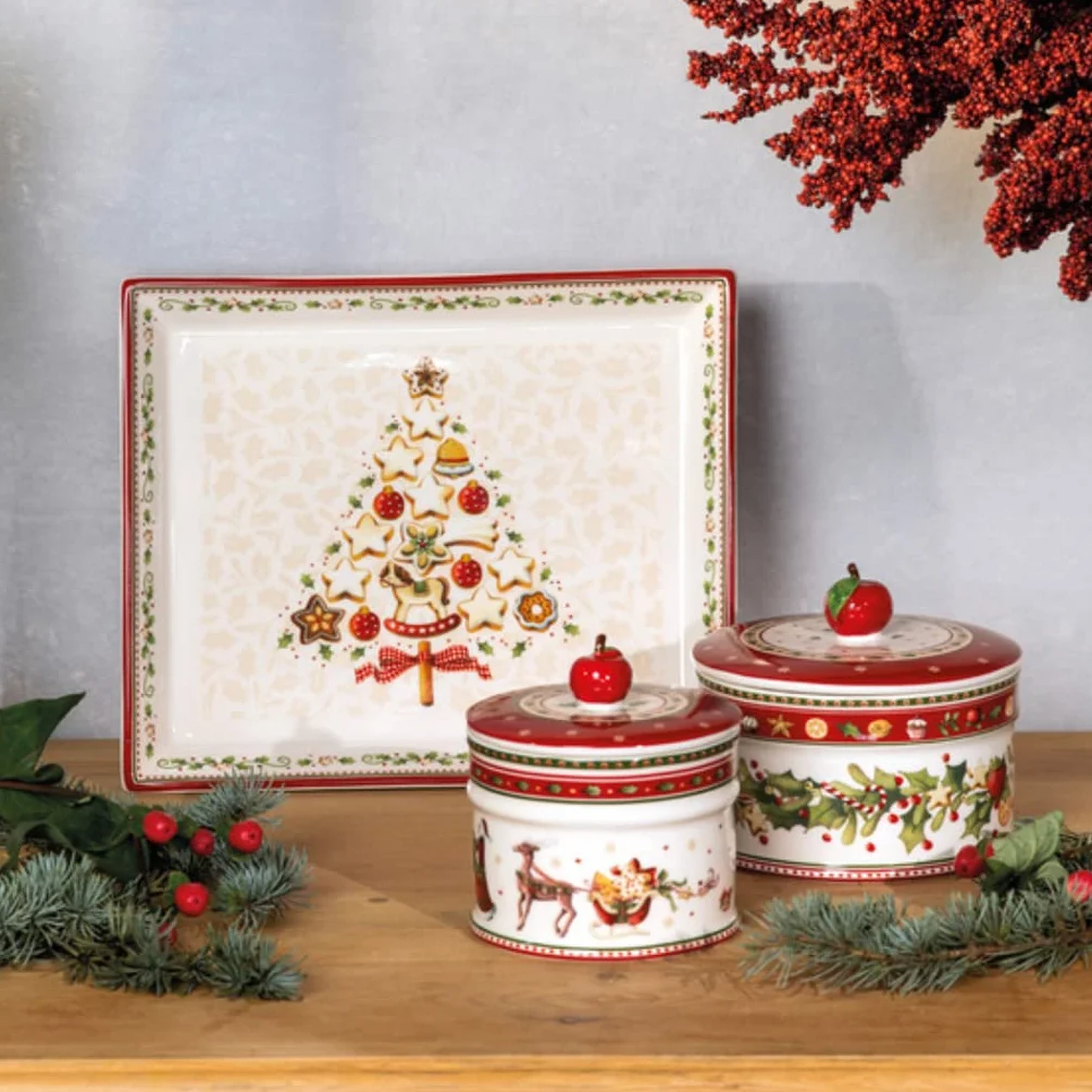 Villeroy & Boch Winter Bakery Delight Puszka Na Ciasteczka Porcelana Wielokolorowy 1 Sztuka