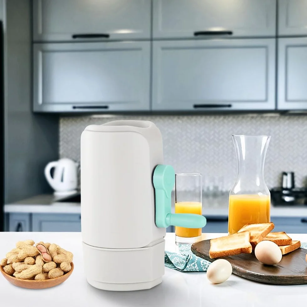 Mesen Automatyczna miska na orzeszki ziemne, wydajny peeling, filtr dwuwarstwowy, antypoślizgowy podkład, materiał ABS PP, akcesoria do gadżetów kuchennych