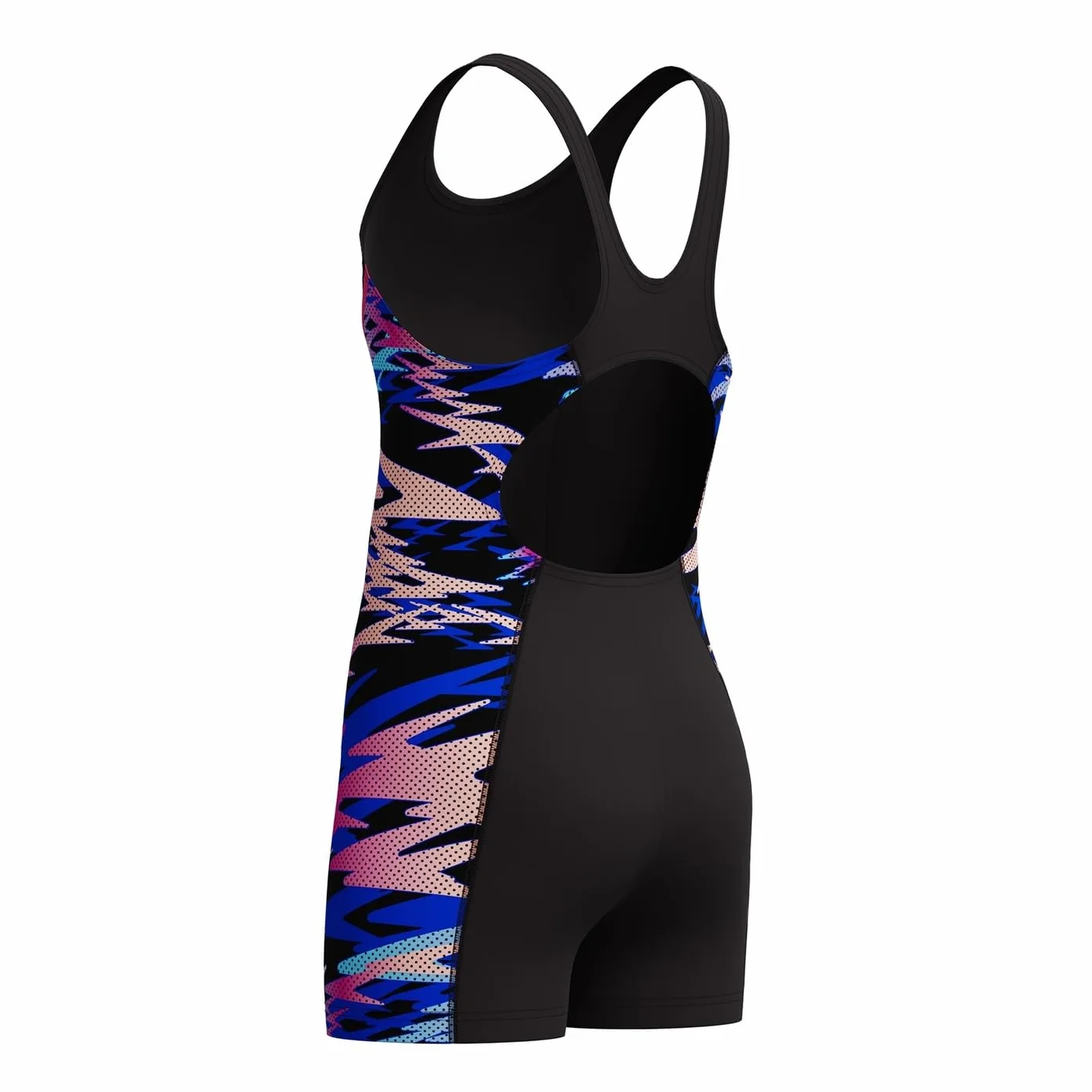 Speedo Dziewczęce spodnie do pływania Hyperboom Splice Muscleback, czarny, 12