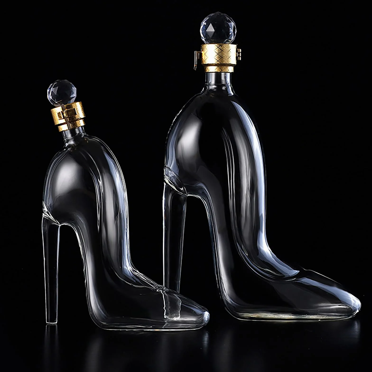 Karafka do czerwonego wina 350 ml 700 ml butelka szklana pogrubiona do whisky
