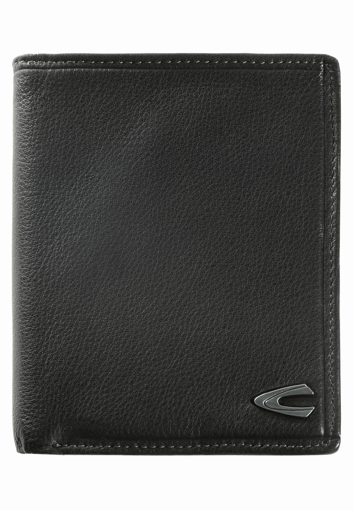 camel active Vegas Wallet pionowy format portretowy, Czarny, 10 x 2 x 12,8, Etui na monety