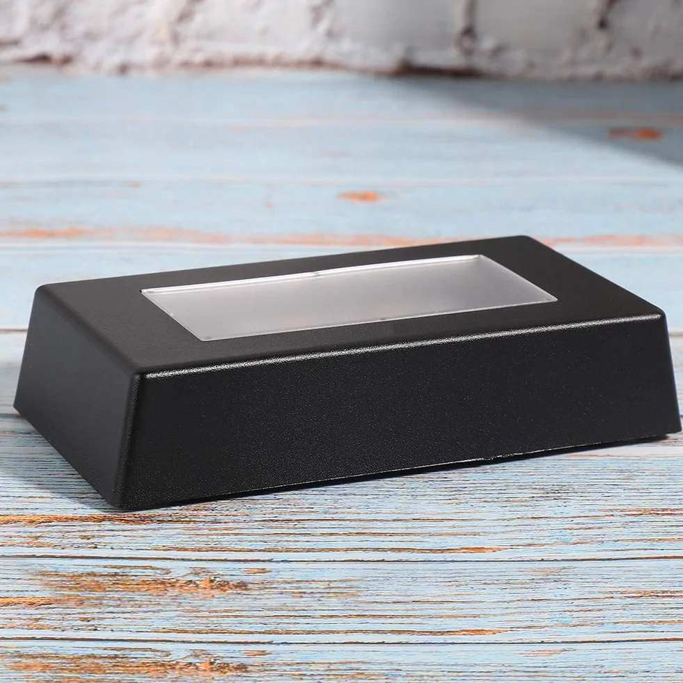Podstawa wyświetlacza LED z kolorowym światłem do rzeźb ze szkła kryształowego 3D, USB