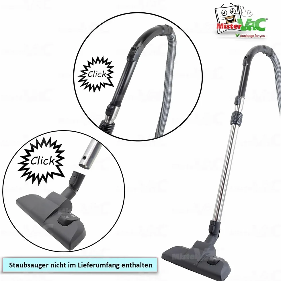 MisterVac Teleskopowa rura do odkurzacza kompatybilna z Miele Blizzard CX1 Cat&Dog PowerLine