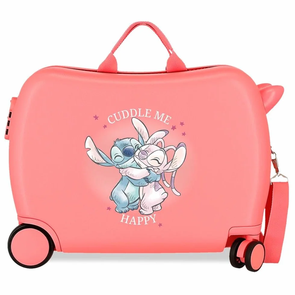 Disney Urocze Stitch Moods walizka kabinowa różne kolory twarde ABS boczne zamknięcie szyfrowe 4 podwójne koła bagaż ręczny, Cuddle Me, Taille unique, Walizka dziecięca