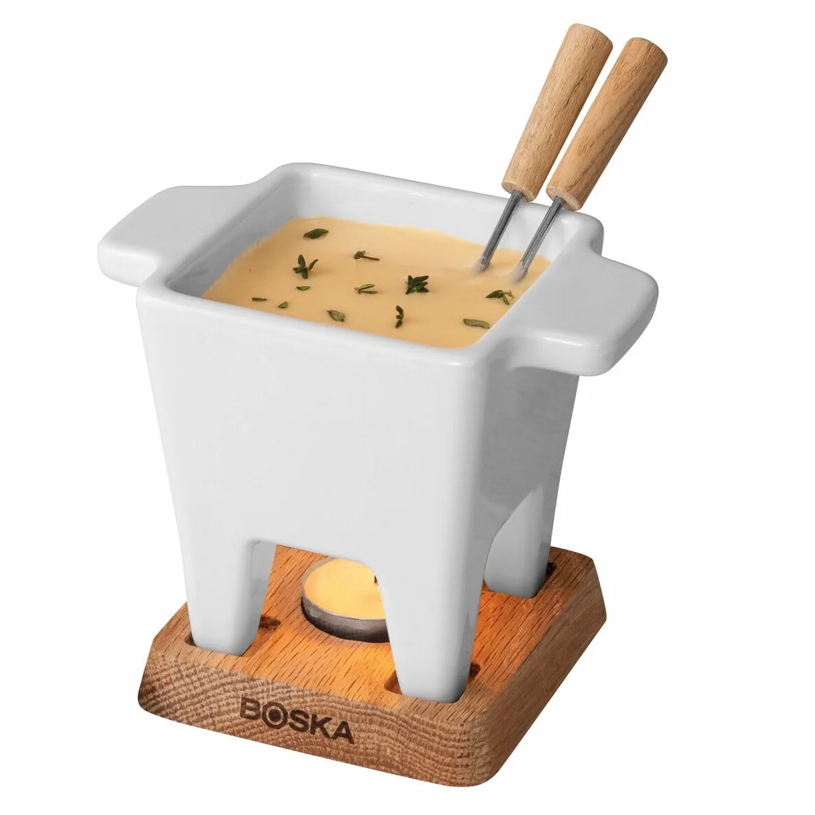 Boska Tapas Bianco Zestaw do fondue 174 g 300 ml