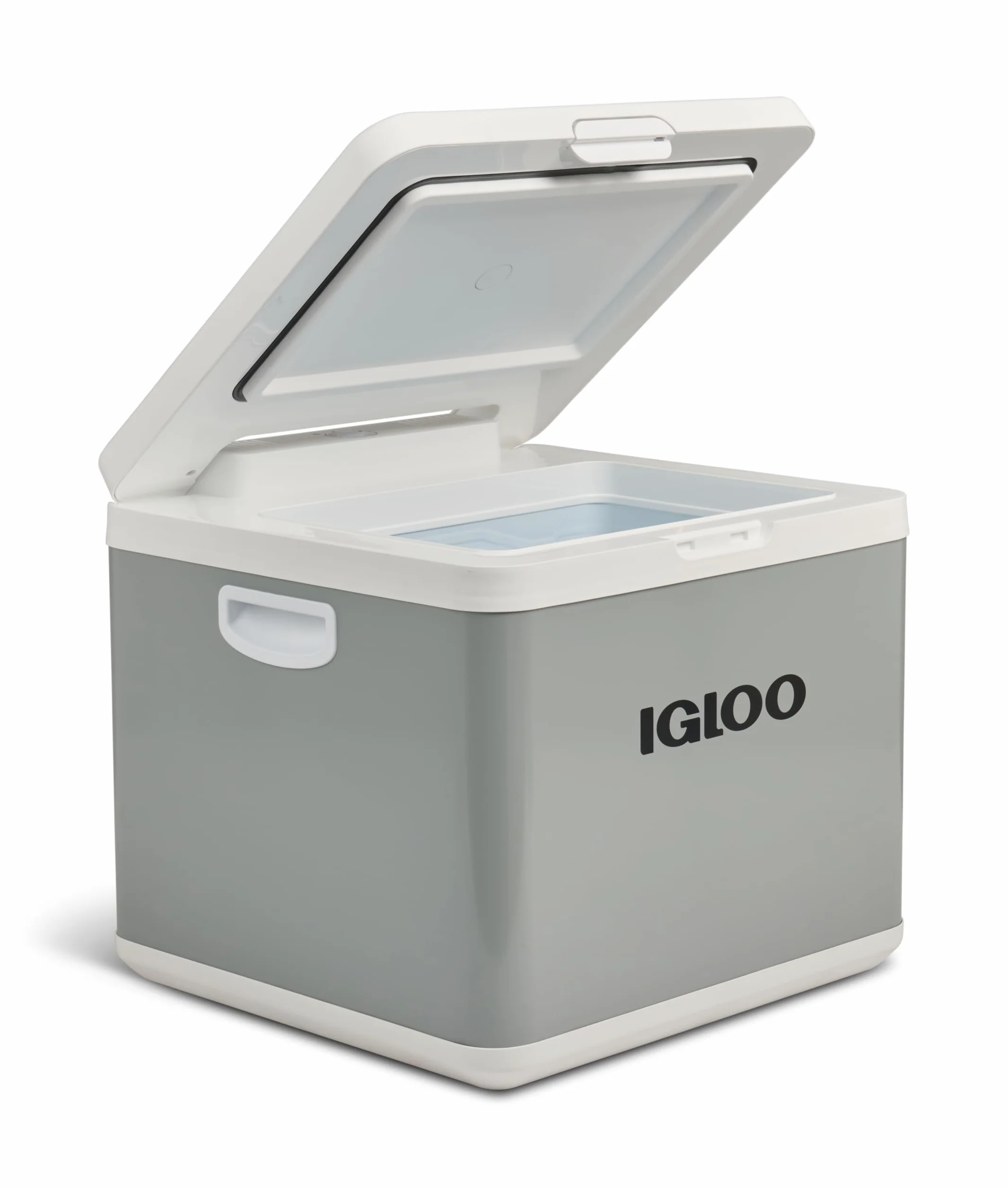 Igloo IH45 Hybrydowa lodówka podróżna z kompresorem, 45 l – 12 V i 230 V, mini lodówka do samochodu, na kemping, do przyczepy kempingowej i łodzi – elektryczna hybrydowa lodówka o dużej mocy
