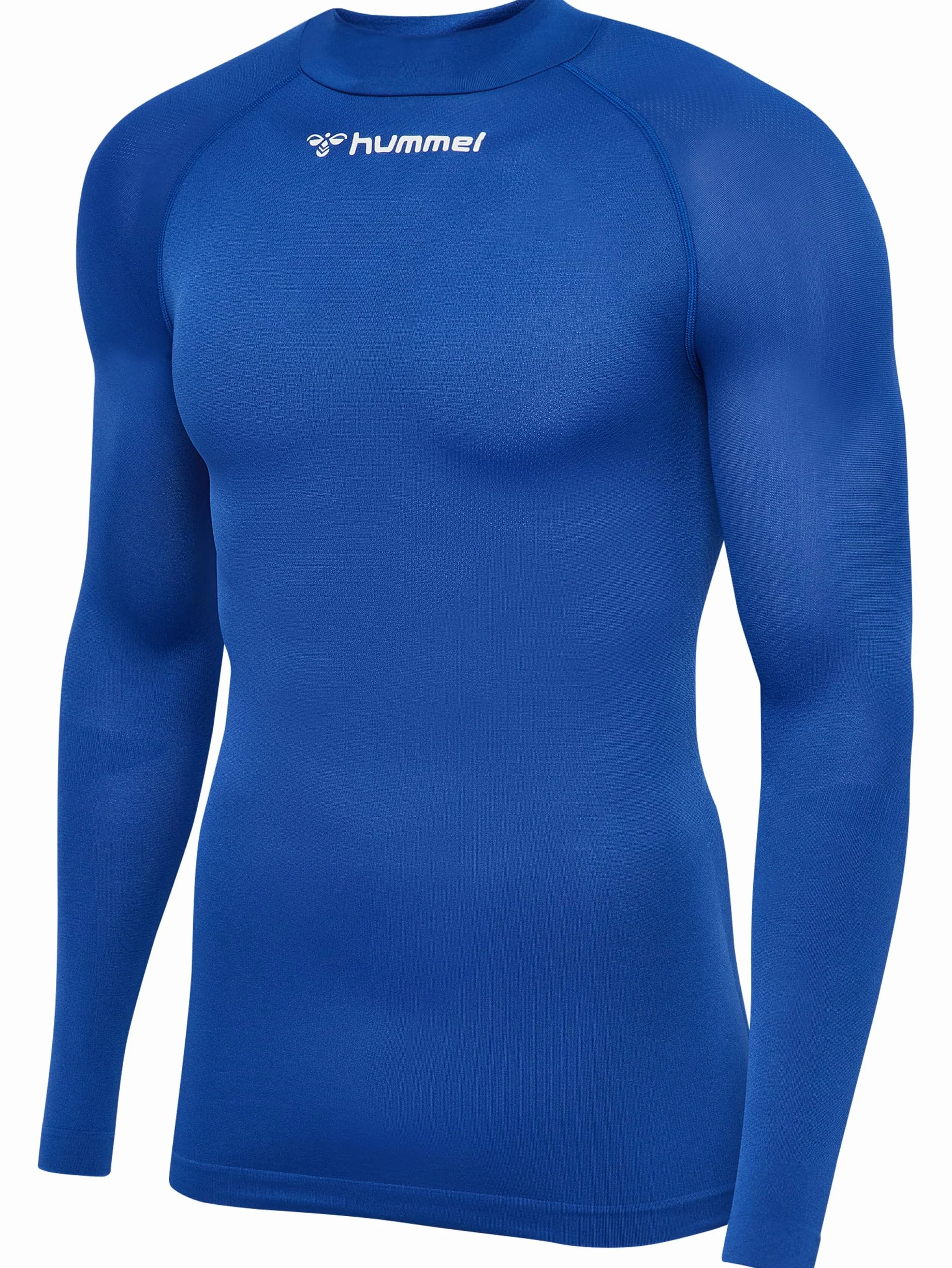 hummel, hmlBL Comfort 2.0 Mockneck Tee L/S, True Blue, XS