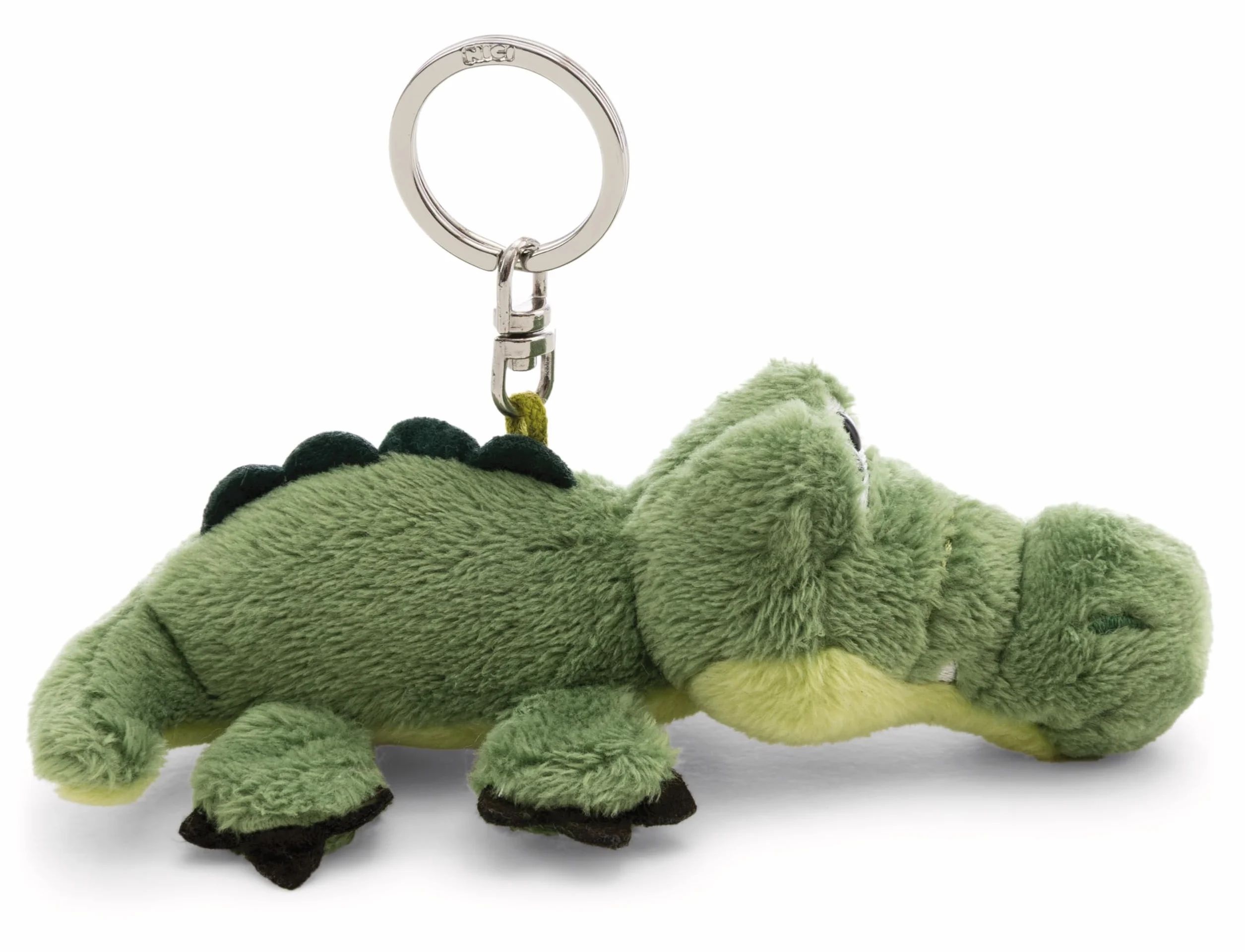 NICI 62399 brelok krokodyl, wierny pluszowy towarzysz do plecaka lub torby, zawieszka na klucze dla małych i dużych, 10 cm, zielony