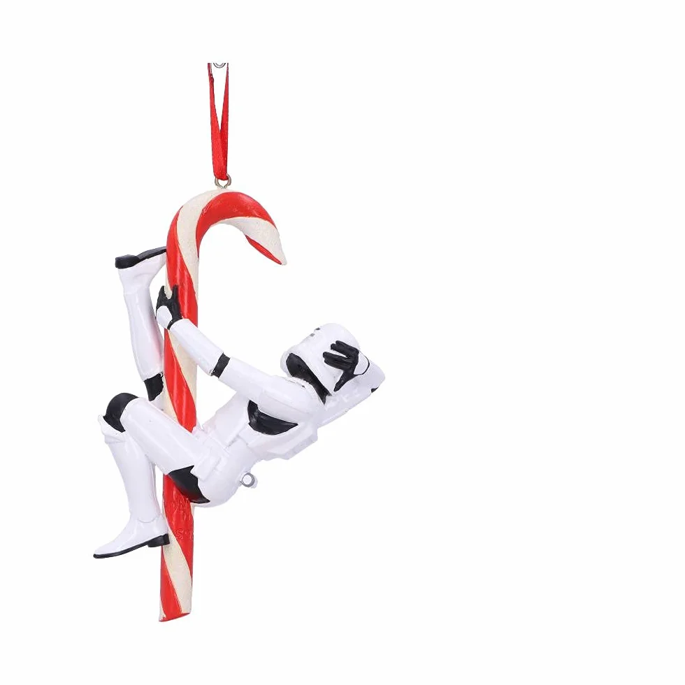 Nemesis Now Stormtrooper laska cukrowa wisząca ozdoba dekoracja 12 cm, Boże Narodzenie, biały