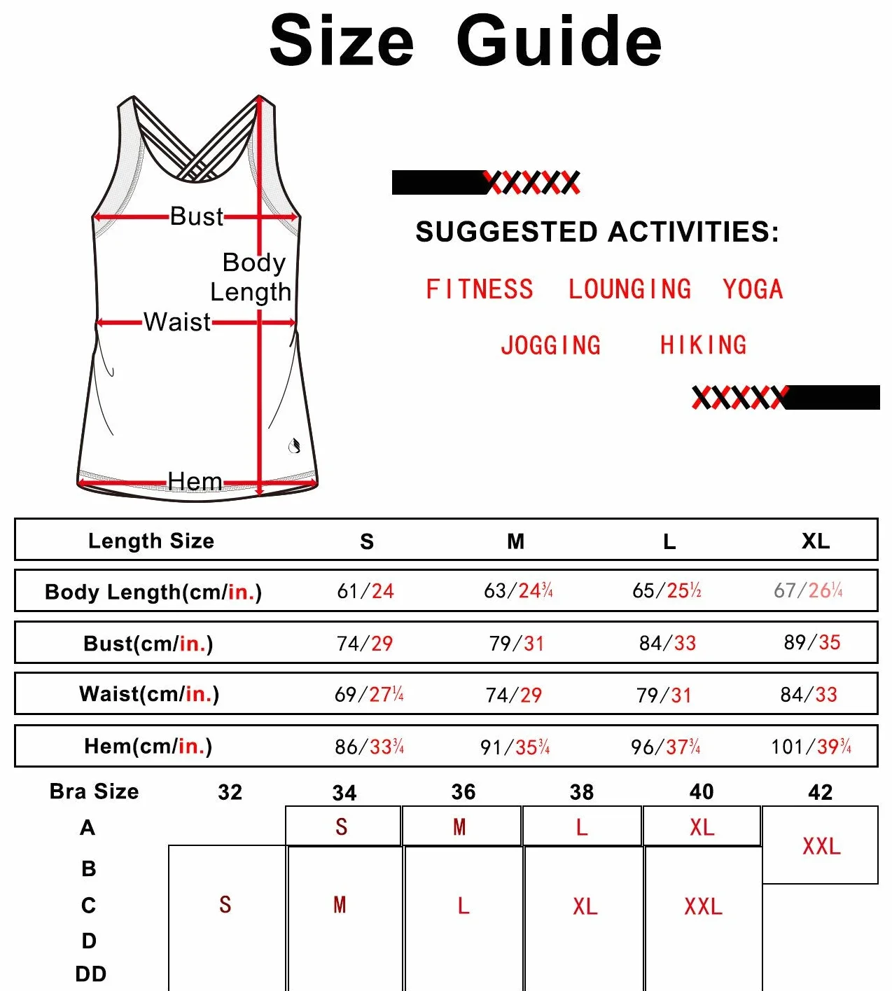 icyzone Damski top sportowy do jogi 2 w 1 z biustonoszem – koszulka na siłownię, trening fitness, tank top