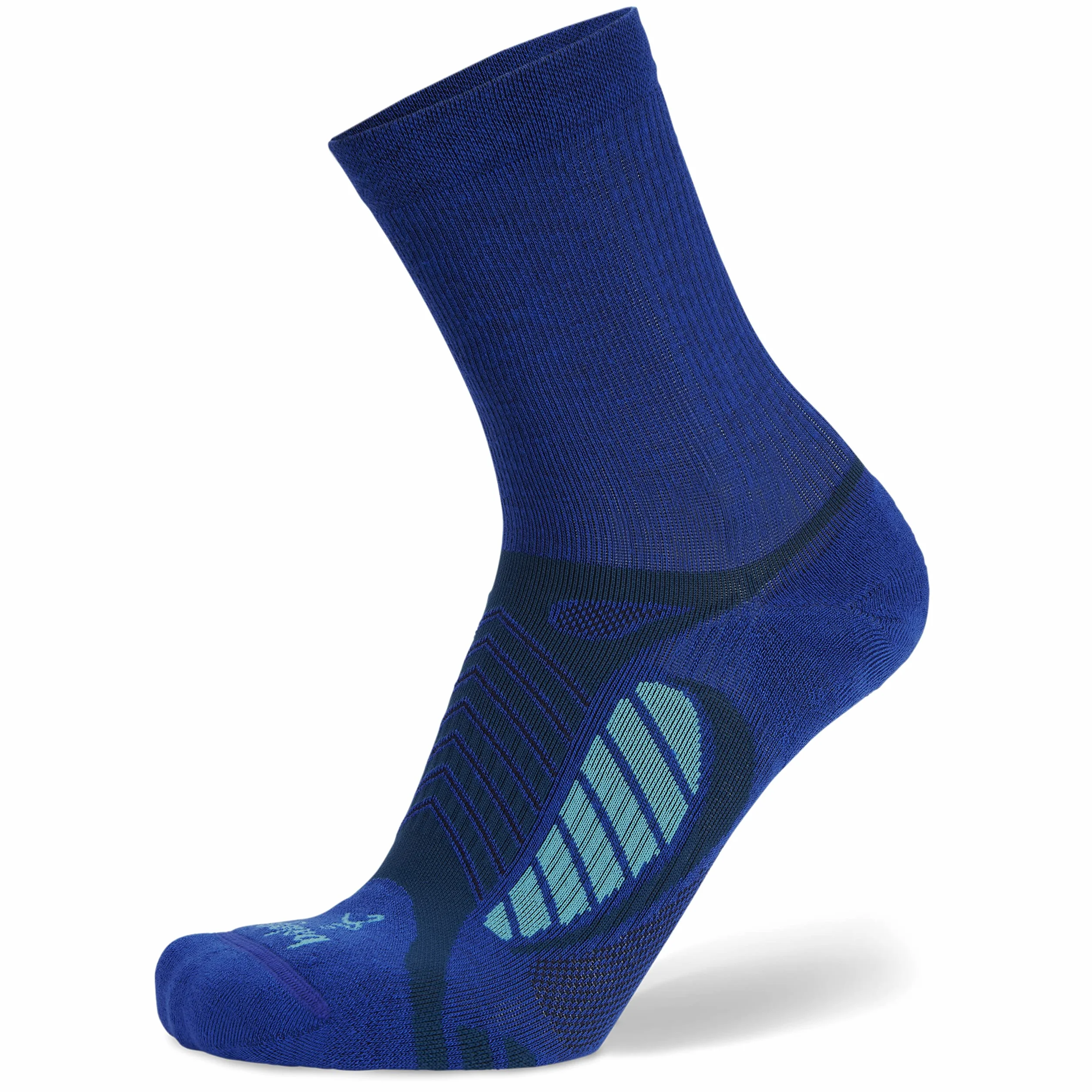 Balega Ultralight Lightweight Performance Crew Athletic Running Socks for Men and Women (1 Pair), Cobalt, X-Large