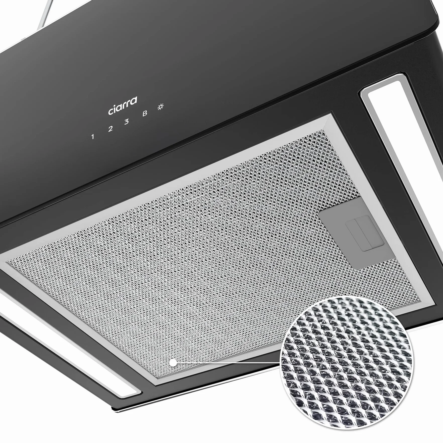 CIARRA CBCB4850 A+++ Okap wyspowy 48 cm 700 m³/h z Wi-Fi