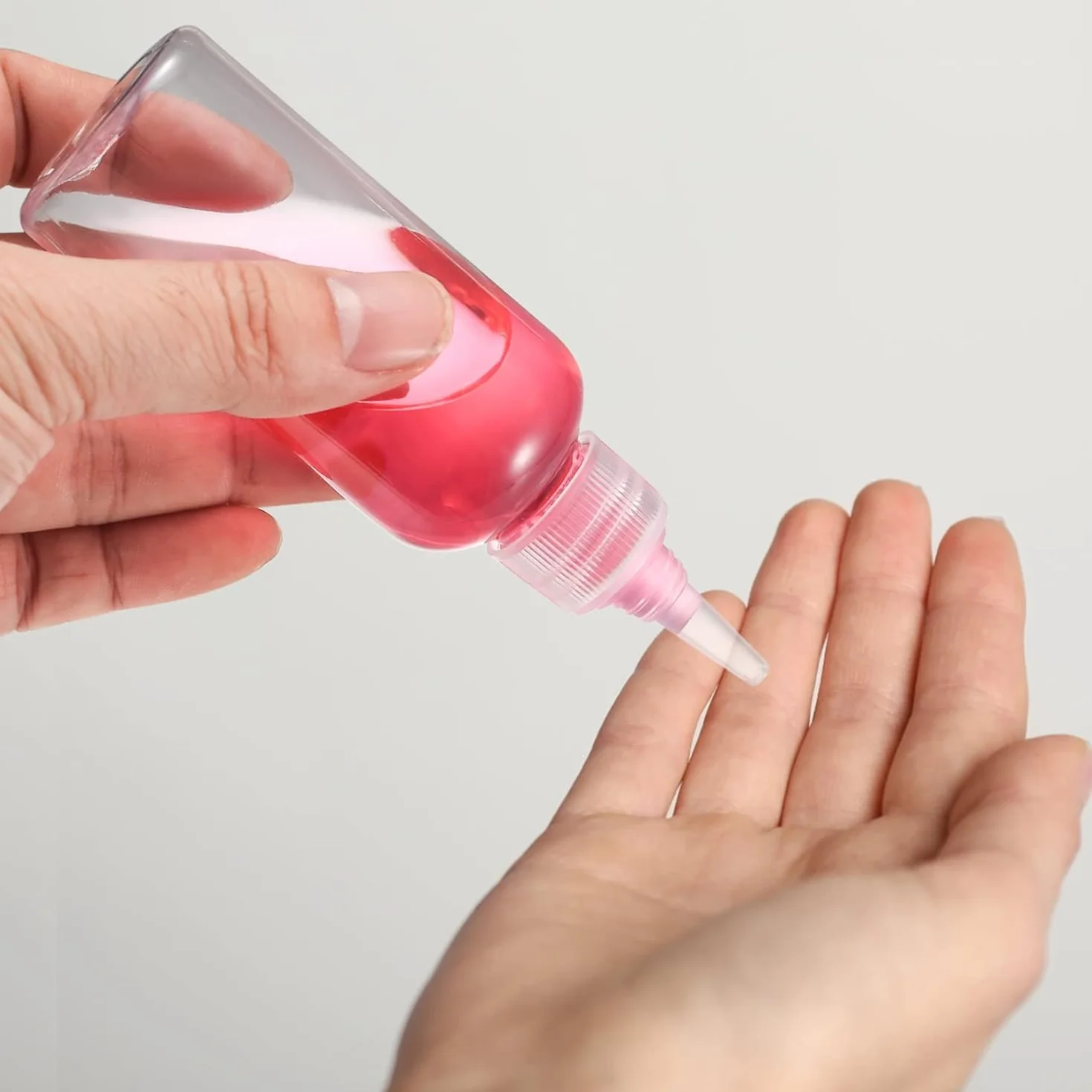 Małe butelki do wyciskania 10 sztuk z lejkami etykietami shaker do sosów