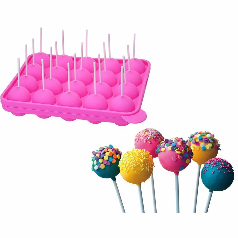 Silikonowa forma do ciasta Pop Tort Stick Mould 20 wnęk BPA free