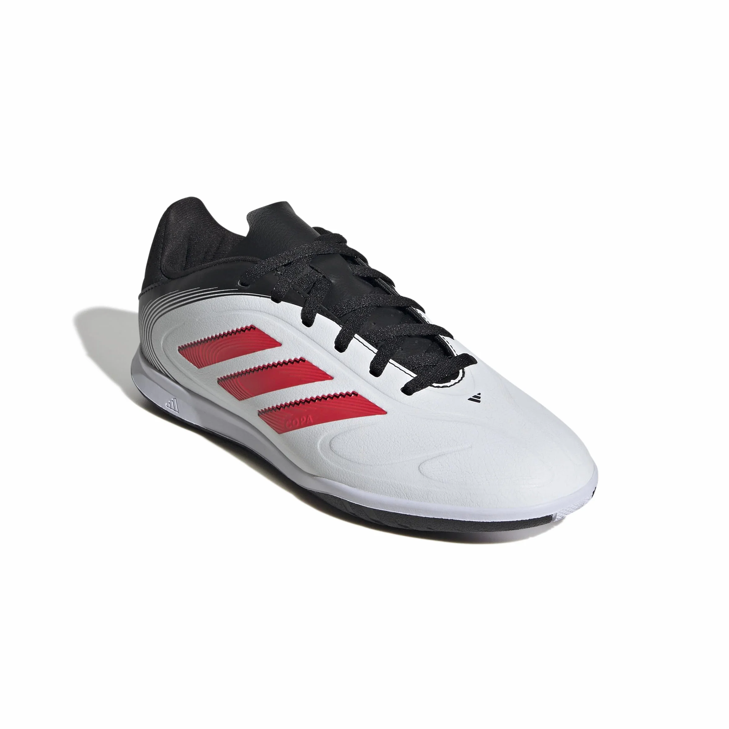 adidas Uniseks - dzieci COPA PURE III CLUB Indoor Football boots Kids, Cloud White/Lucid Red/Core Black, 33 EU