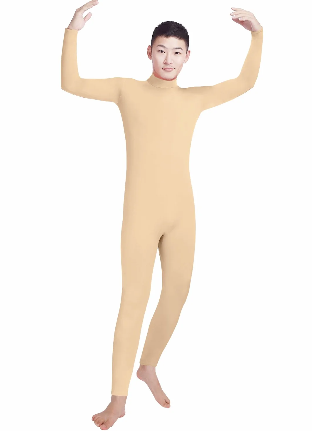 Chłopięce męskie spandex golf z długim rękawem jednoczęściowy strój taneczny unitard body