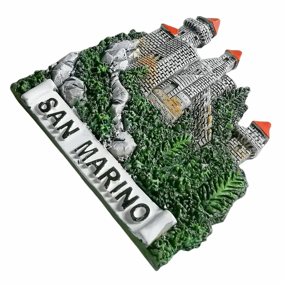 Magnes na lodówkę San Marino 3D pamiątka turystyczna dekoracja