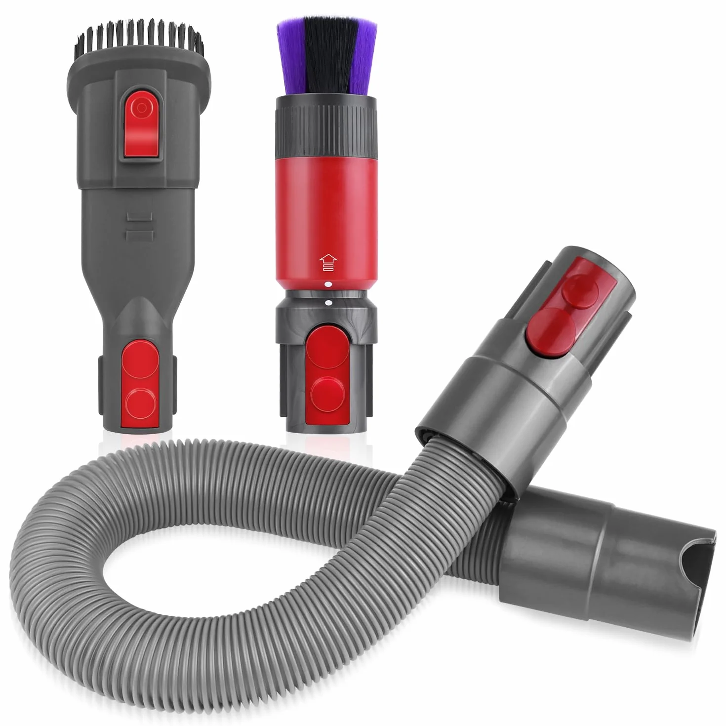 Wąż Przedłużający Bezśladowa Szczotka do Kurzu Akcesoria do Odkurzacza Dyson V7 V8 V10 V11 V15, Zestaw Odporny na Zarysowania