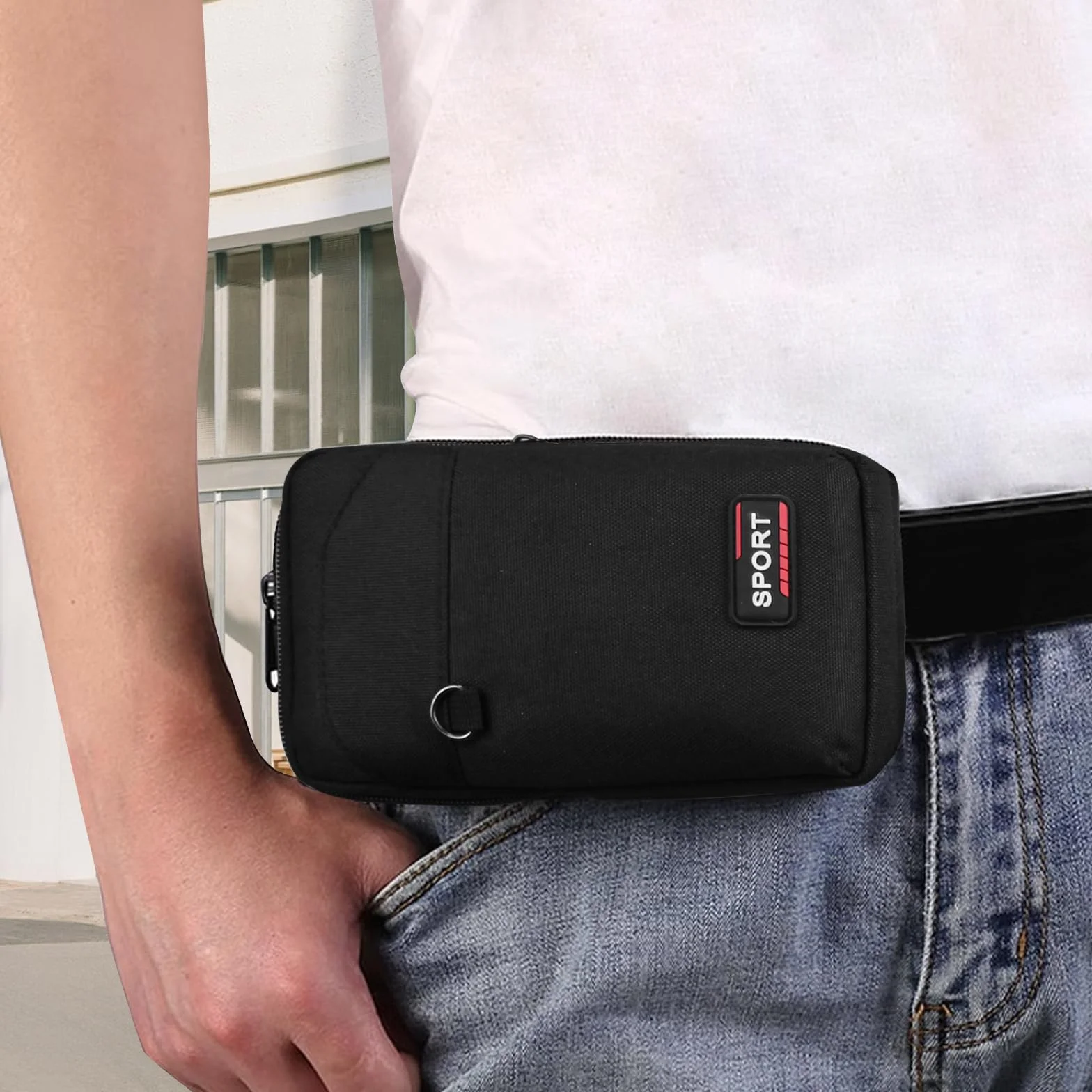 AfitLulu Męska torba na ramię 7" 3-warstwowa na telefon