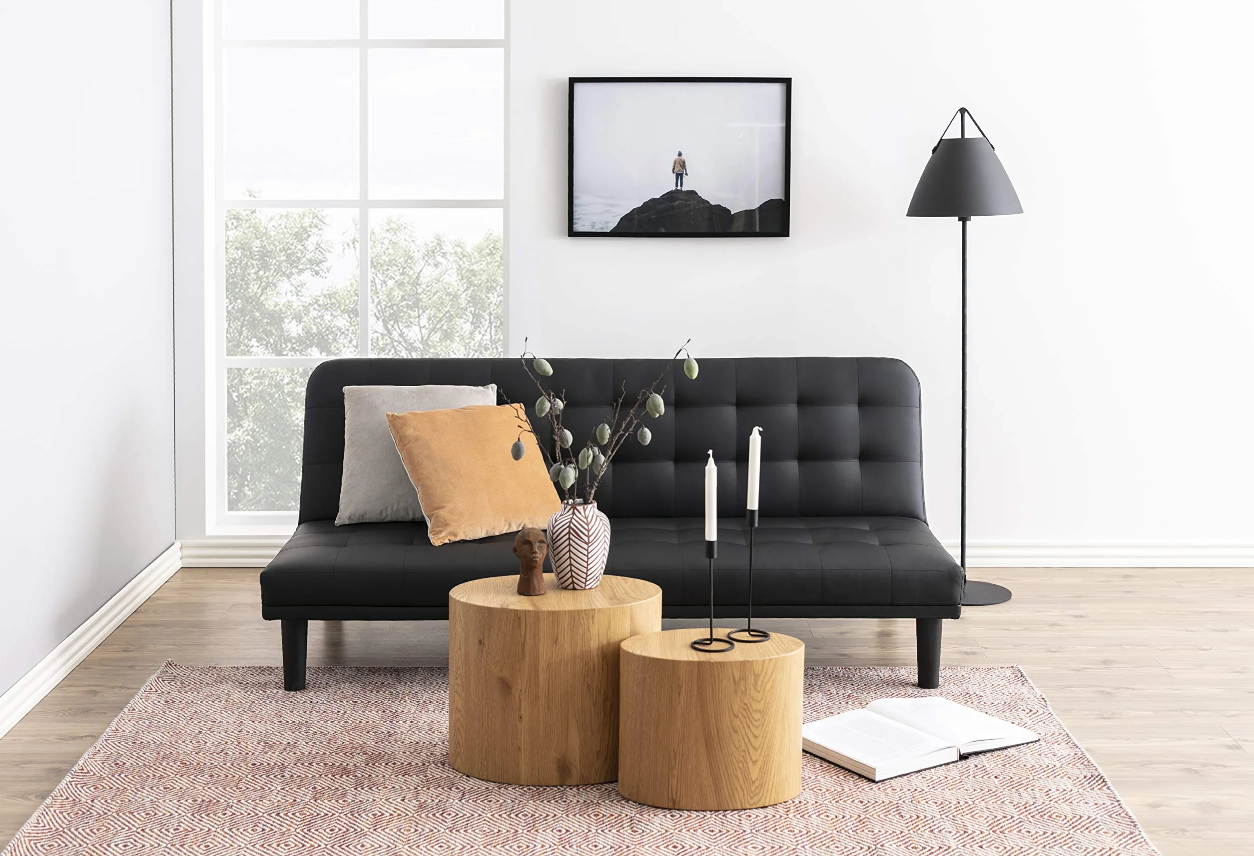 Ac Design Furniture Rico Stolik Kawowy Dziki Dąb Brązowy 2 szt.