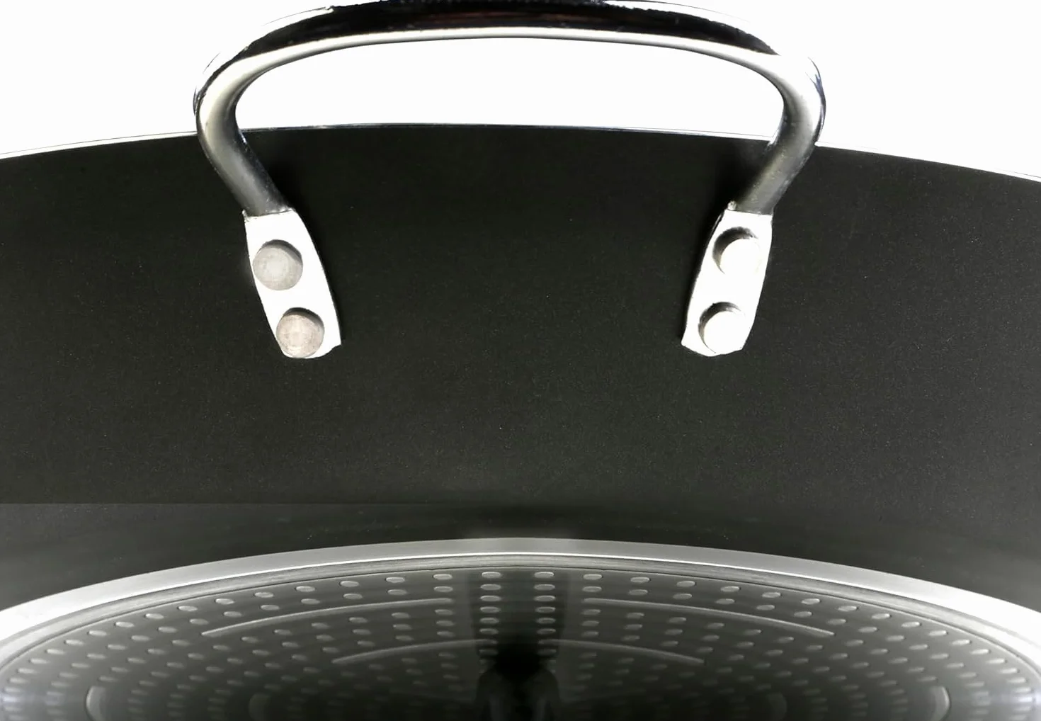 WECOOK! Granit patelnia do paelli indukcyjnej, 42 cm, 10 porcji, aluminium, powłoka nieprzywierająca XYLAN PLUS bez PFOA, grubość 3 mm, nadaje się do wszystkich rodzajów kuchenek, ceramiki szklanej,