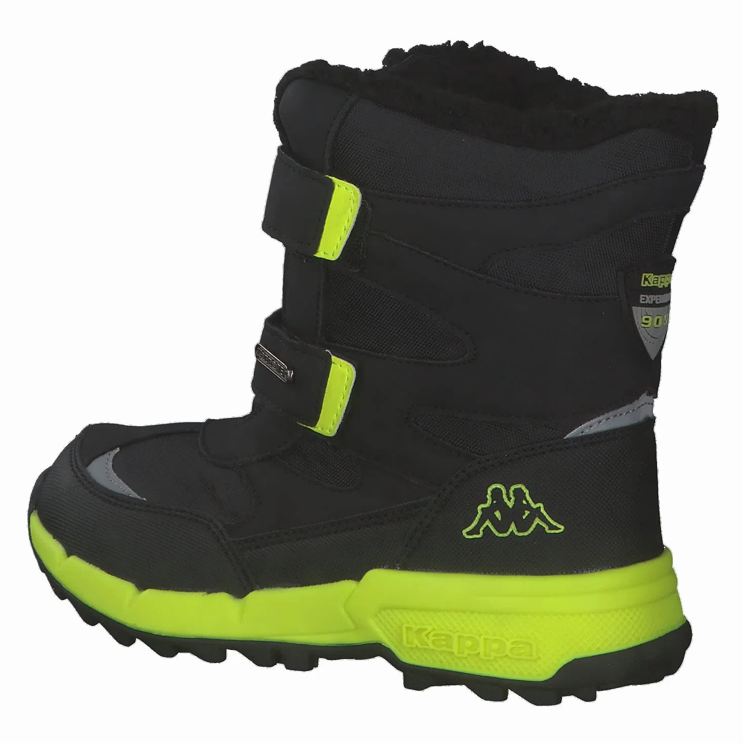 Kappa Dziecięce buty zimowe, uniseks, Black Lime, 33 EU