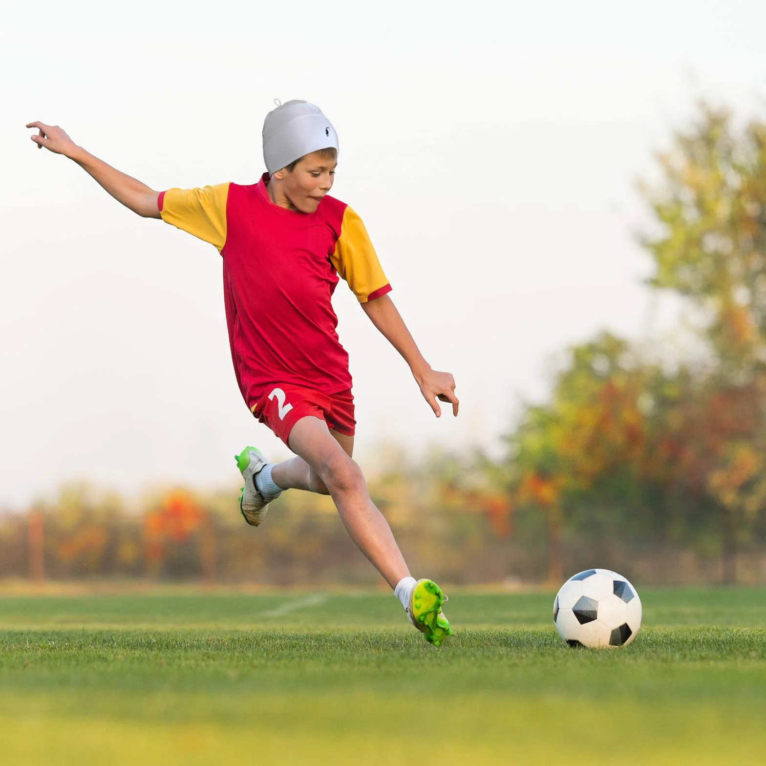 ALPIDEX Czapka sportowa pod kask dziecięcy piłka nożna chłopiec dziewczynka