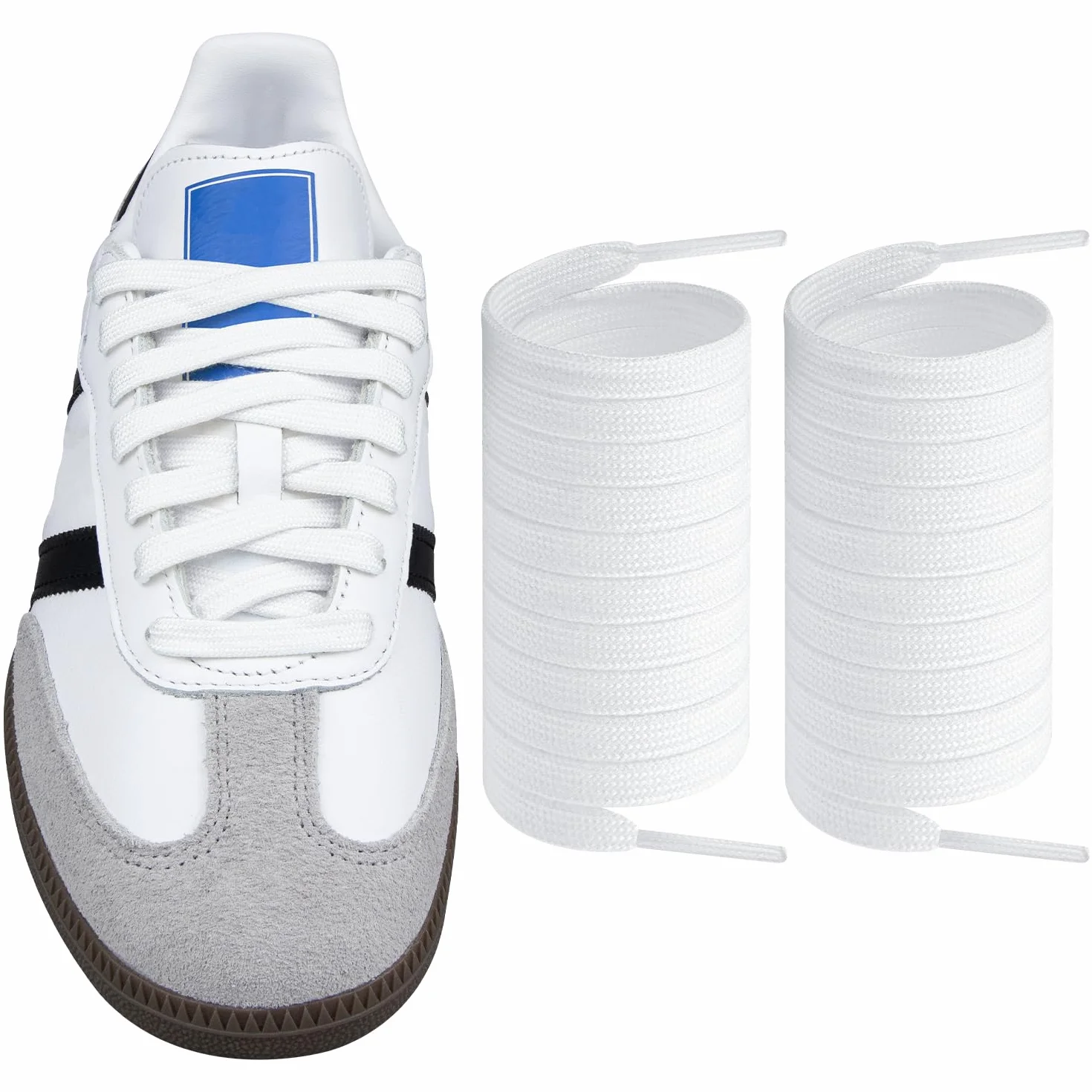 Endoto Sznurówki do Adidas Samba OG/ADV/LT Butów, Sznurowadła Zamiennik Sznurowadeł Zamienne Shoe Laces Replacement Shoelaces