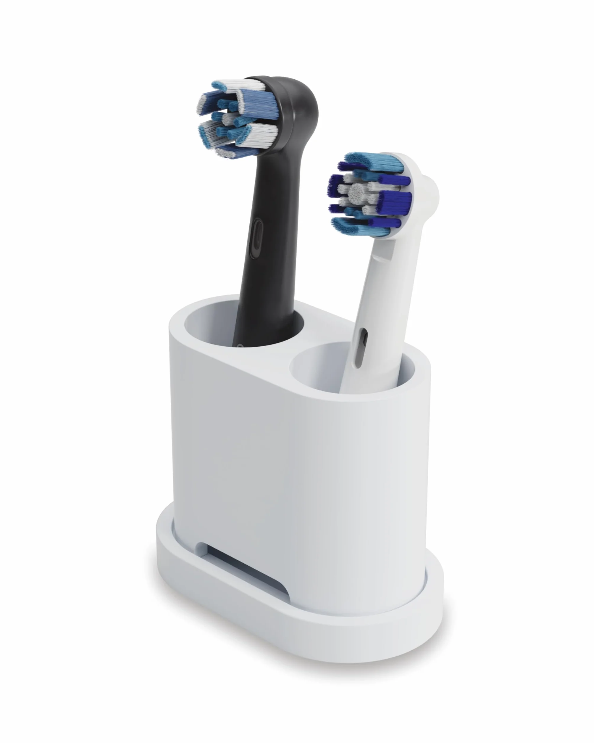 Uchwyt na szczoteczki do zębów Silikon spożywczy Biały Kompatybilny Oral-B iO Philips Sonicare Waterpik Fairywill