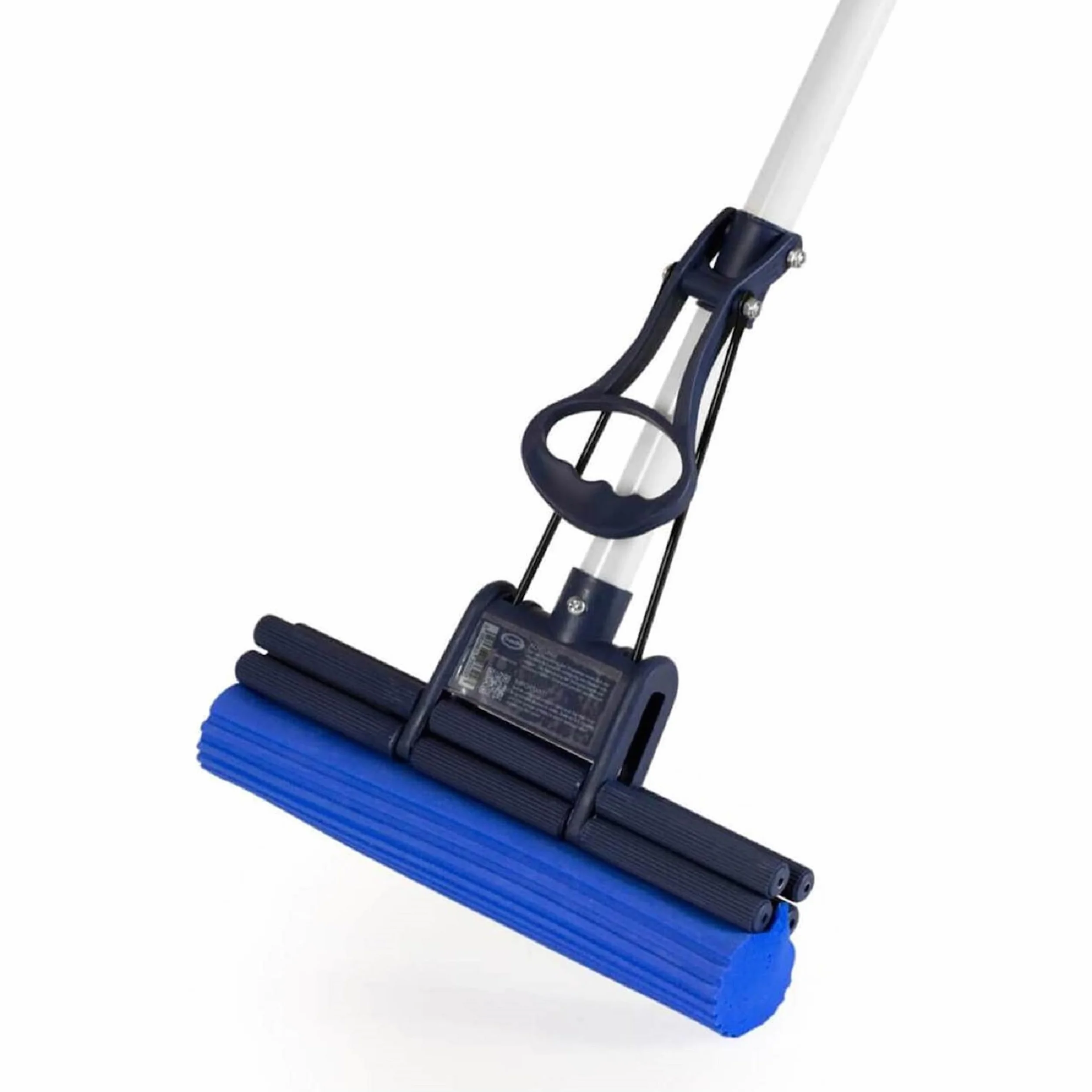 OneTouch Easy Mop Podłogowy - Mop z Gąbki do Podłóg z Teleskopową Rączką, Wbudowaną Wyciskarką i Wysoce Chłonną Gąbką PVA - Mop Gąbkowy do Czyszczenia Podłóg w Kuchni, Łazience i w Całym Domu