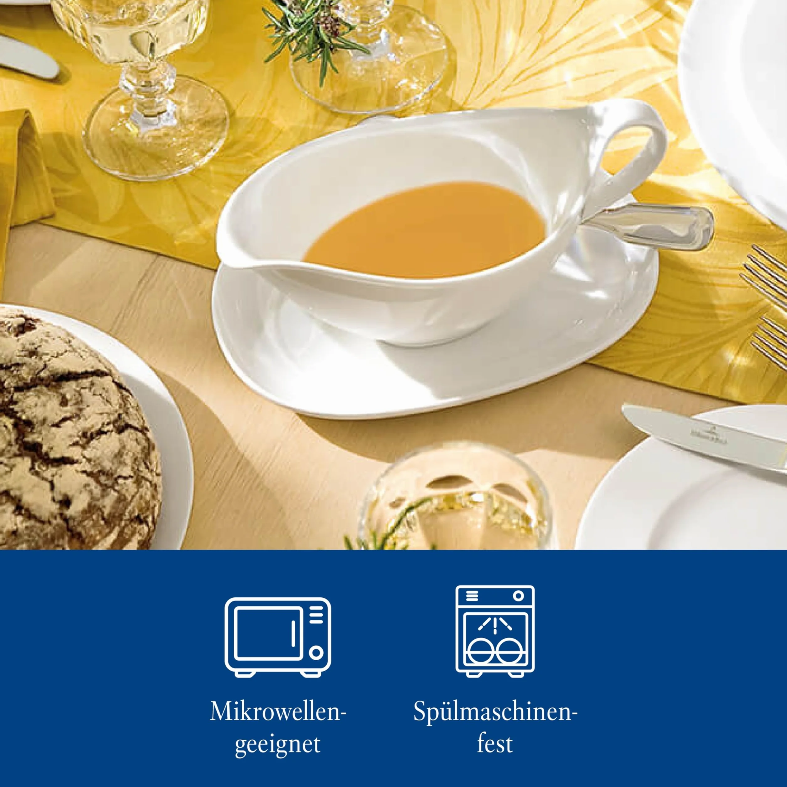 Villeroy & Boch Royal sosjerka górna część z uchwytem porcelana kostna premium
