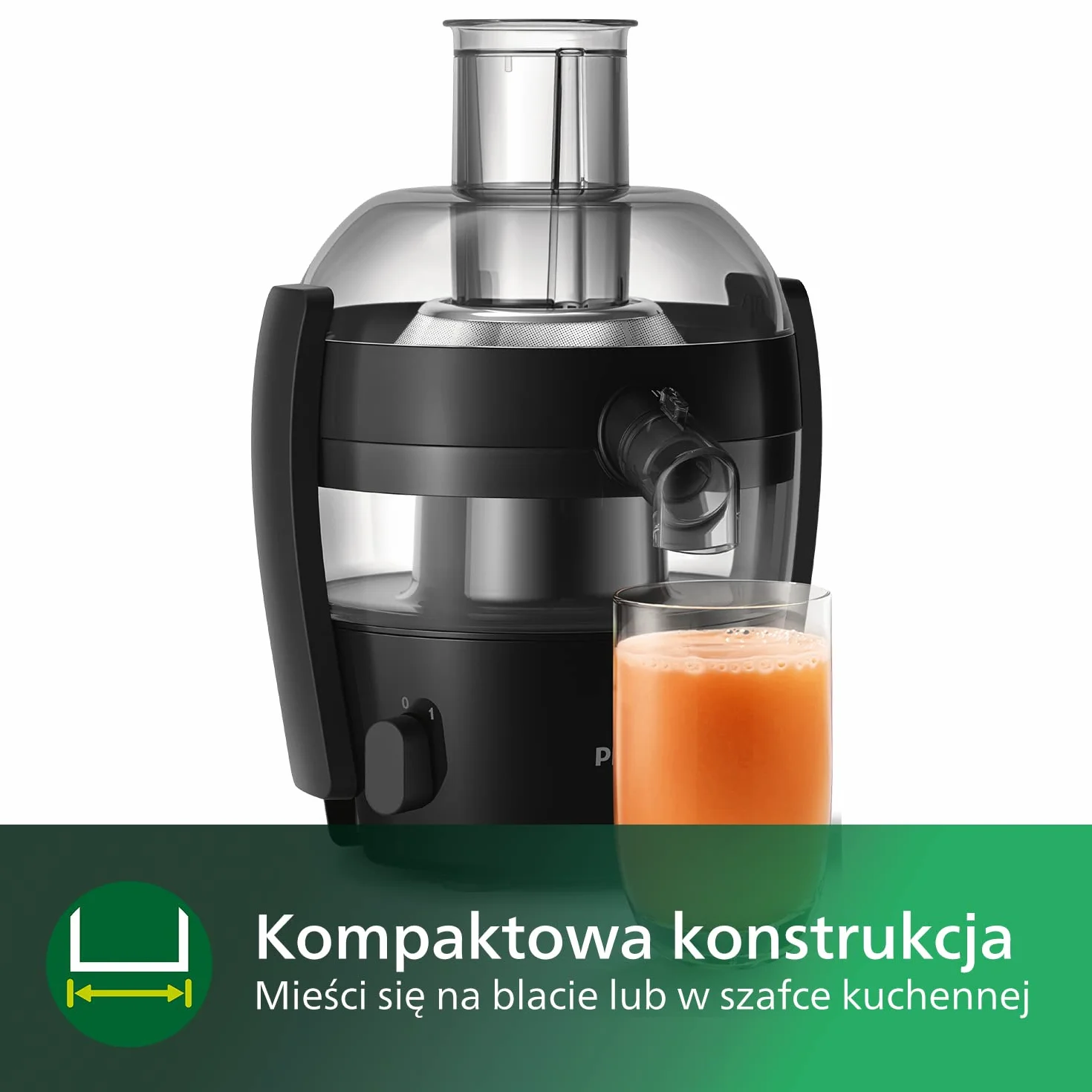Philips Sokowirówka 500 W 1,5 l HomeID Quick Clean HR1832/00