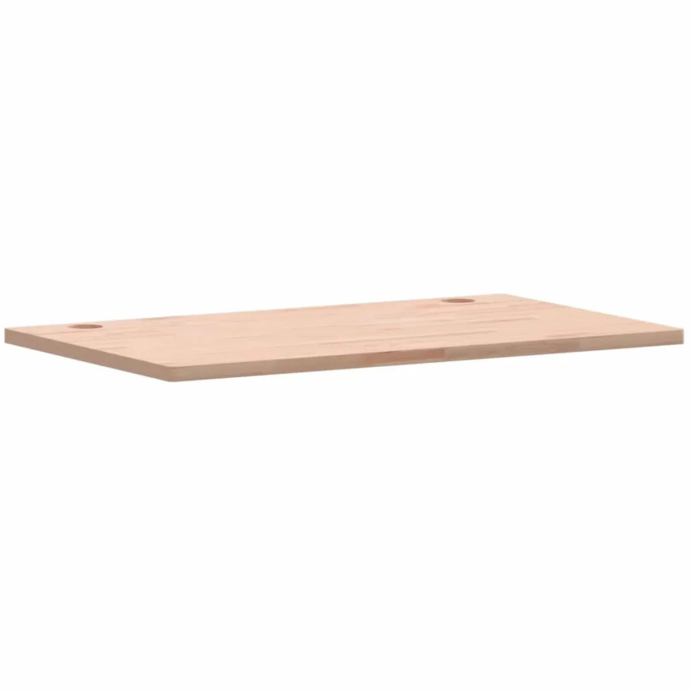 vidaXL Blat do biurka 100x60x2,5 cm lite drewno bukowe