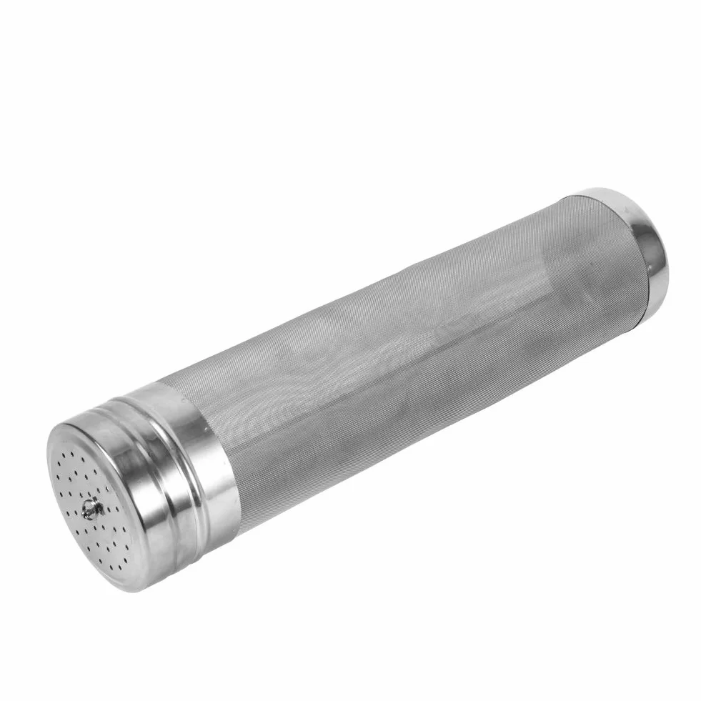 Bierny Dry Hopper Filter - filtr chmielu stal nierdzewna Homebrew lejek do wina piwnego filtr 300 mikronów