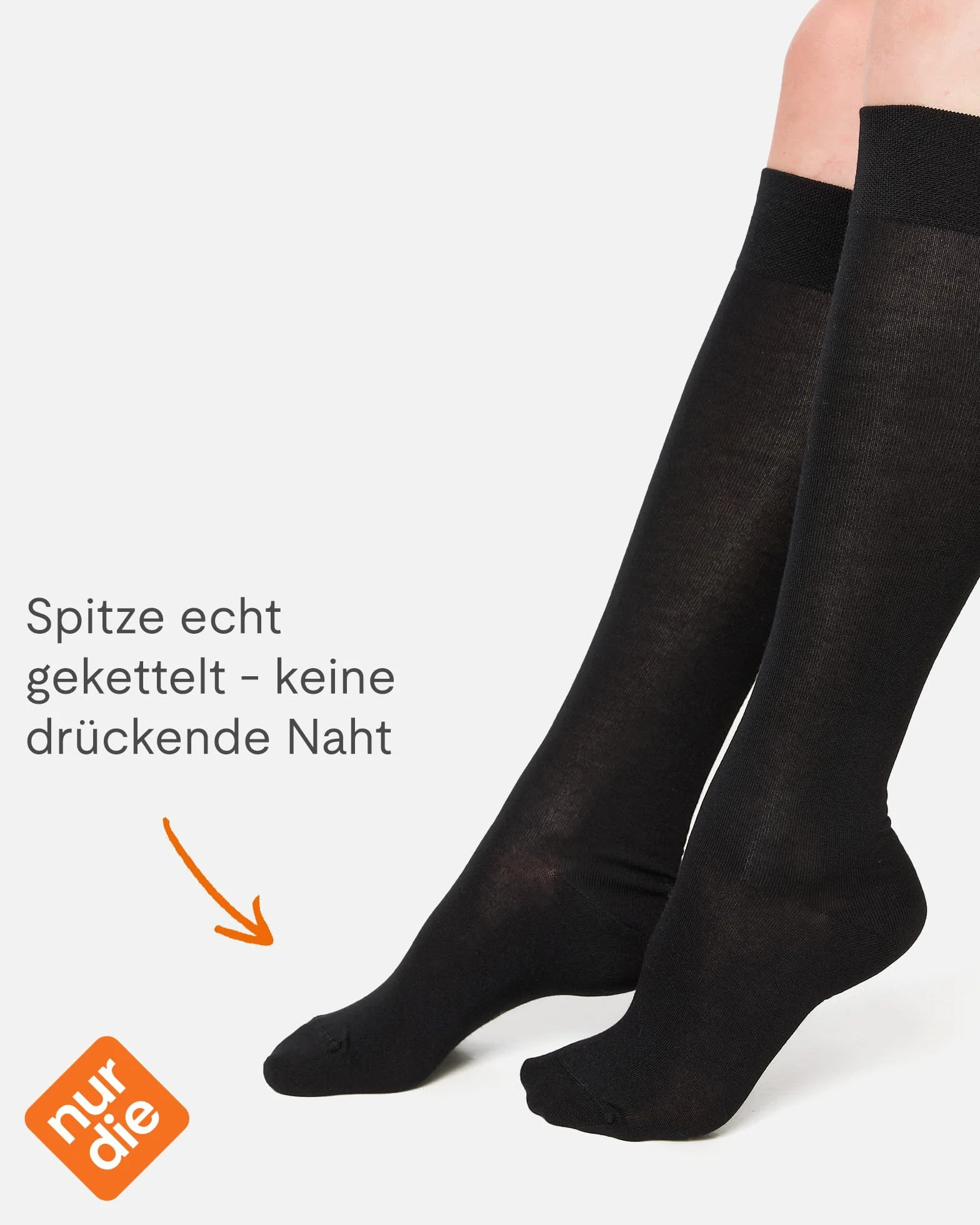 Nur Die Podkolanówki Kobiety Damen "Bambus Knie"