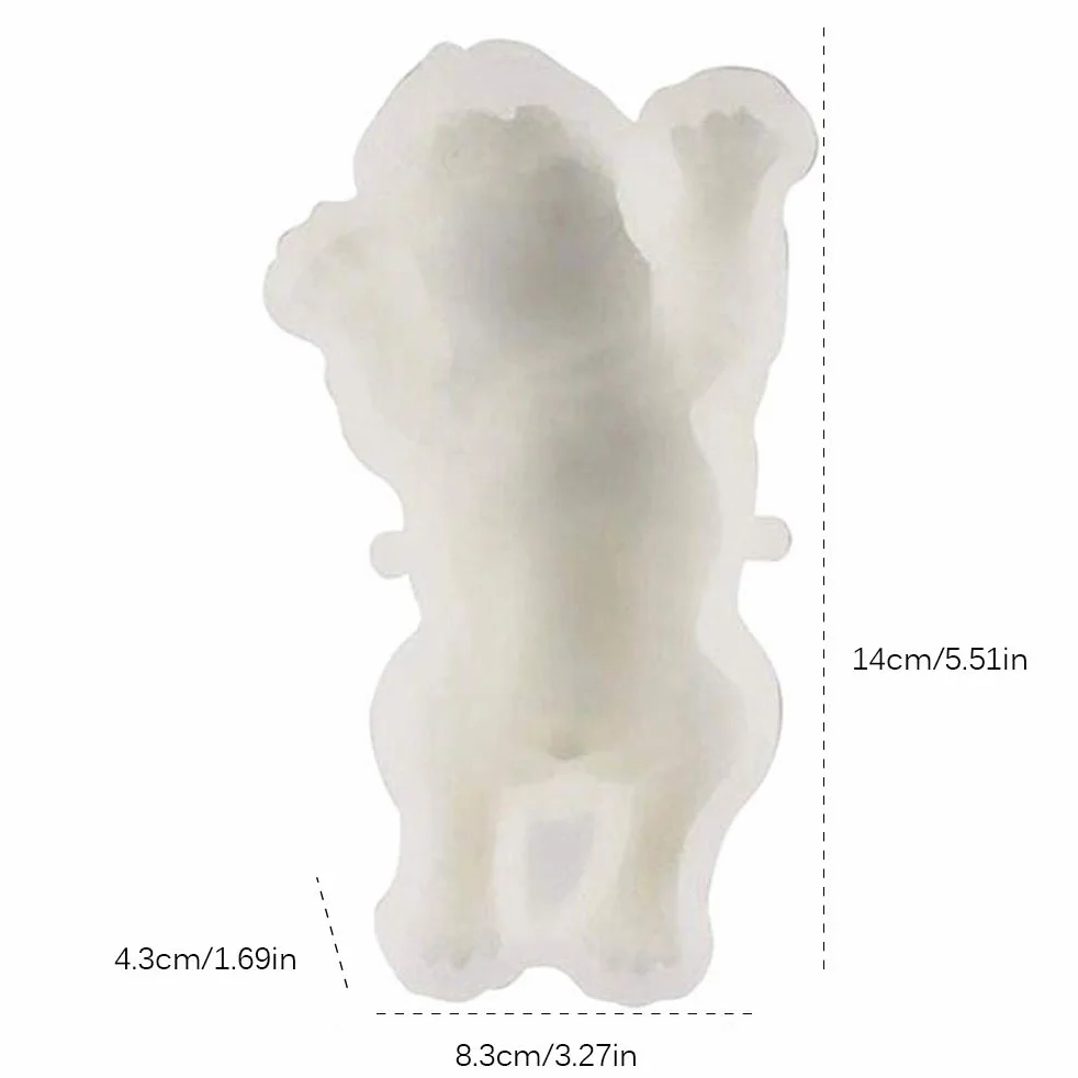 Silikonowa forma 3D Shar Pei DIY dekoracja ciasta musu czekoladowy lody kremowe
